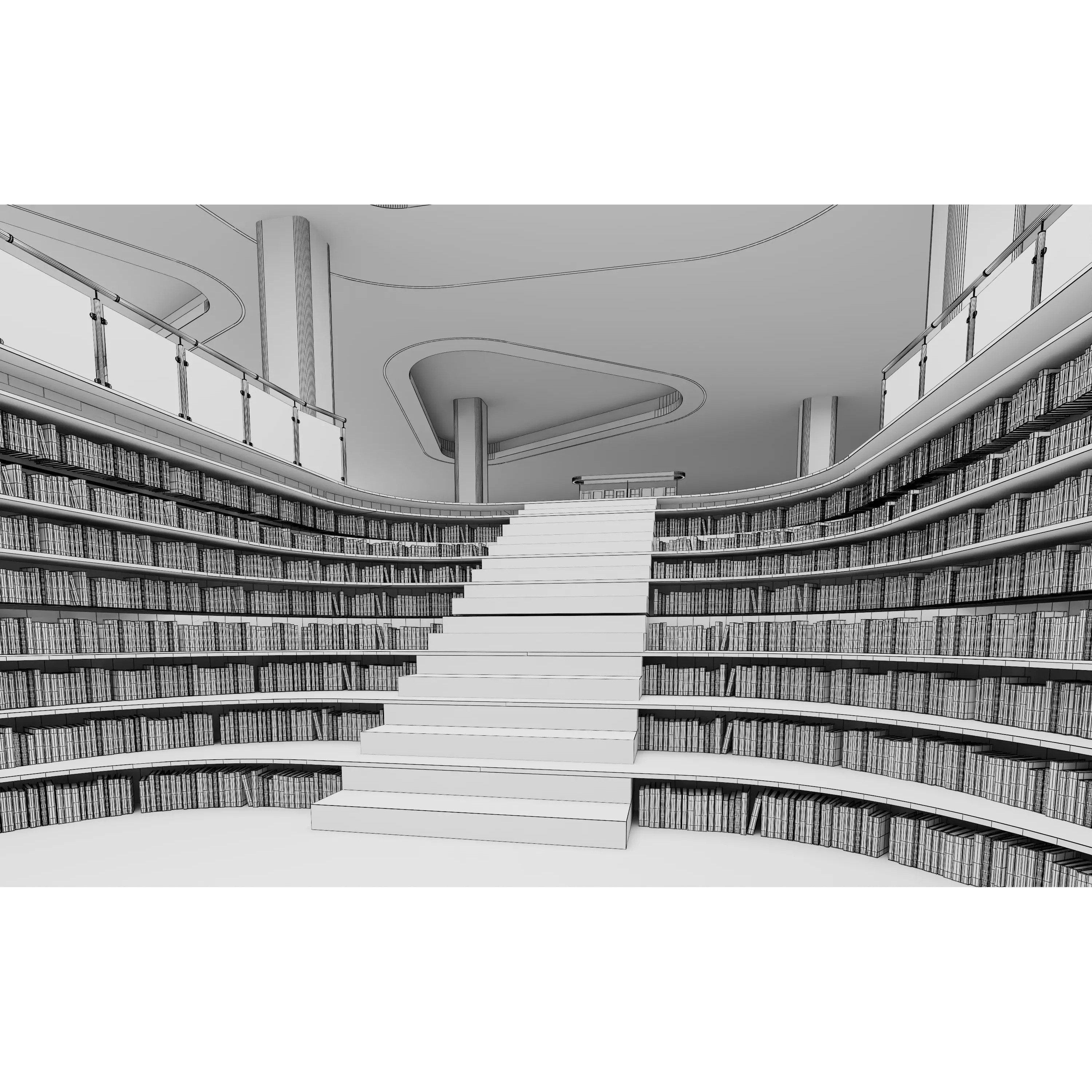 Fluid Library - High-Quality 3D Model - View 17