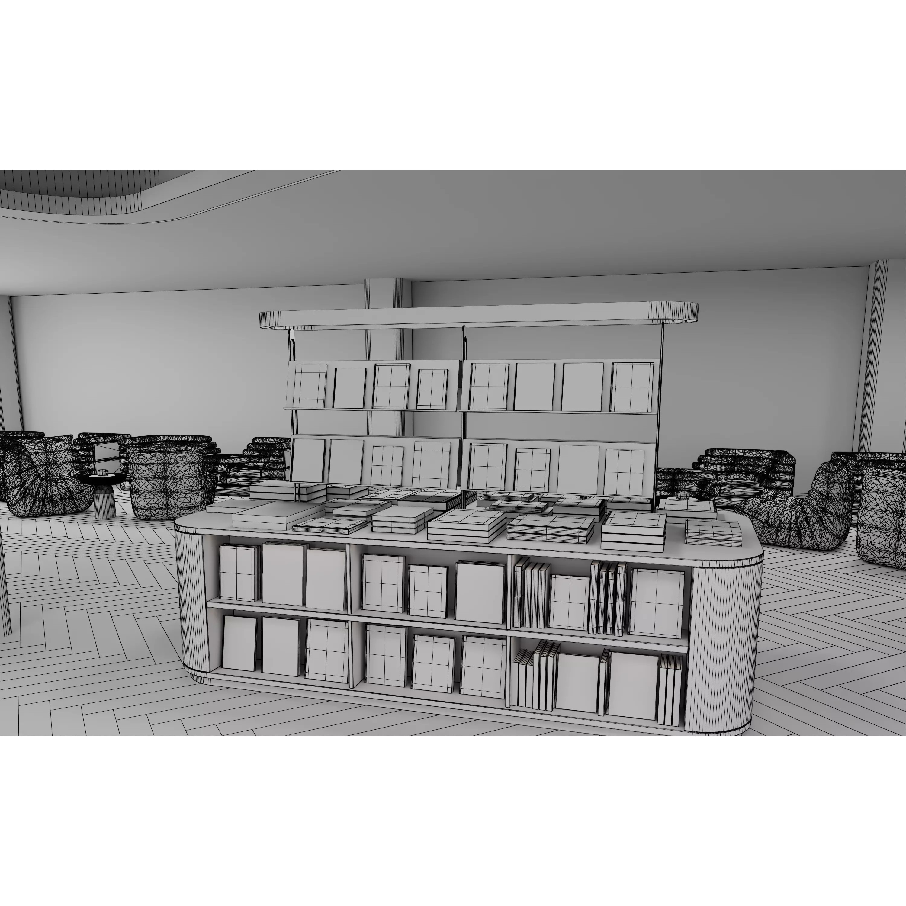 Fluid Library - High-Quality 3D Model - View 18