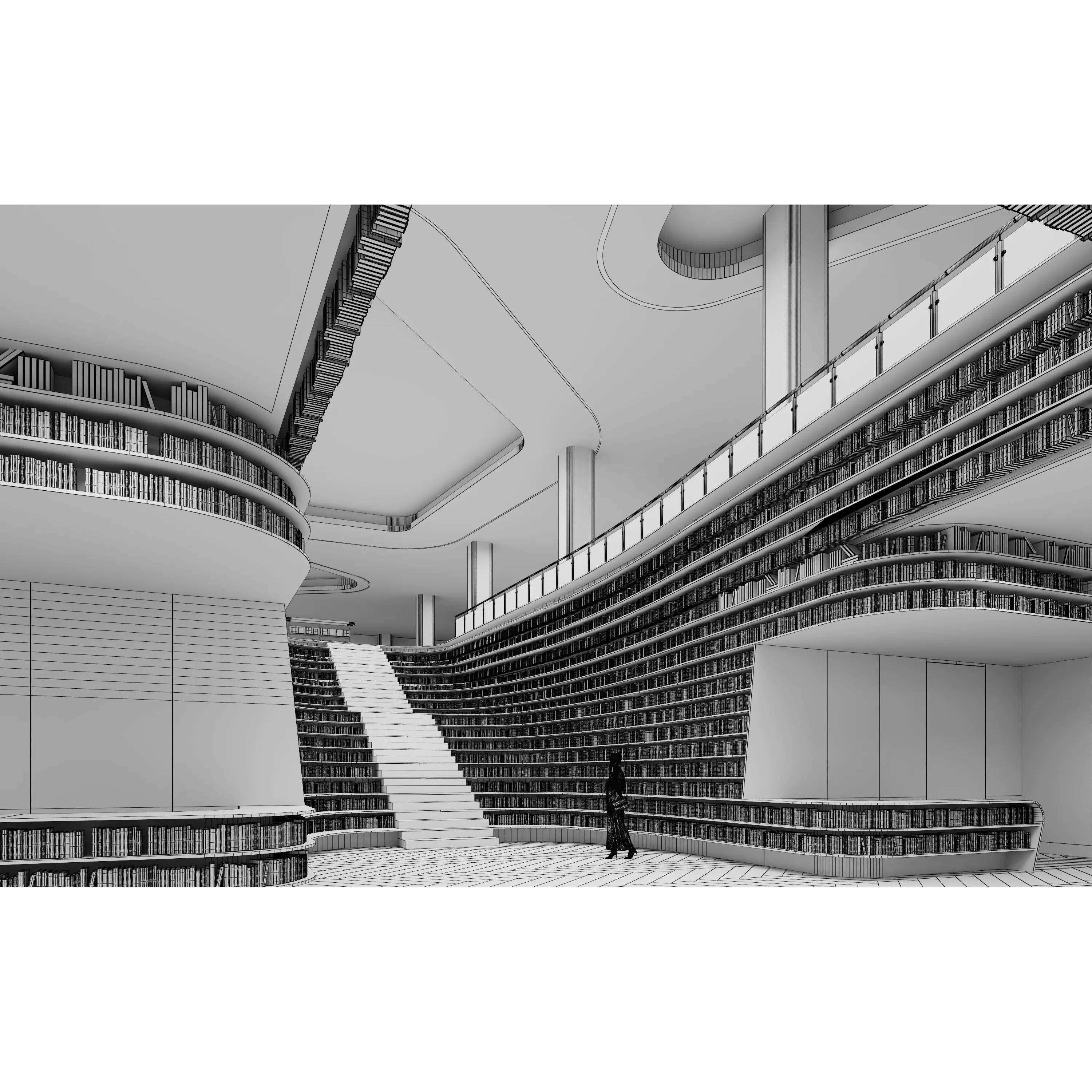 Fluid Library - High-Quality 3D Model - View 19