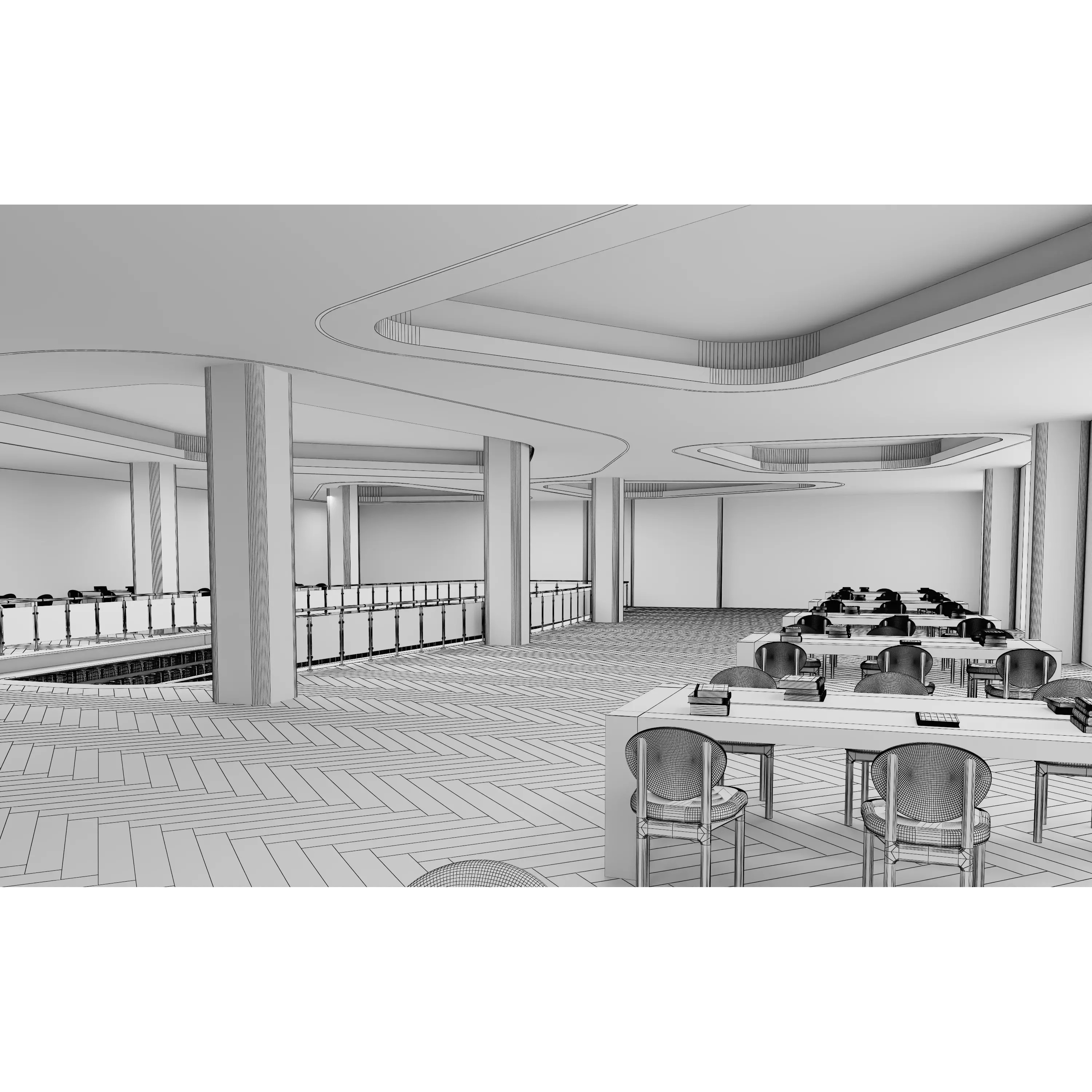 Fluid Library - High-Quality 3D Model - View 20