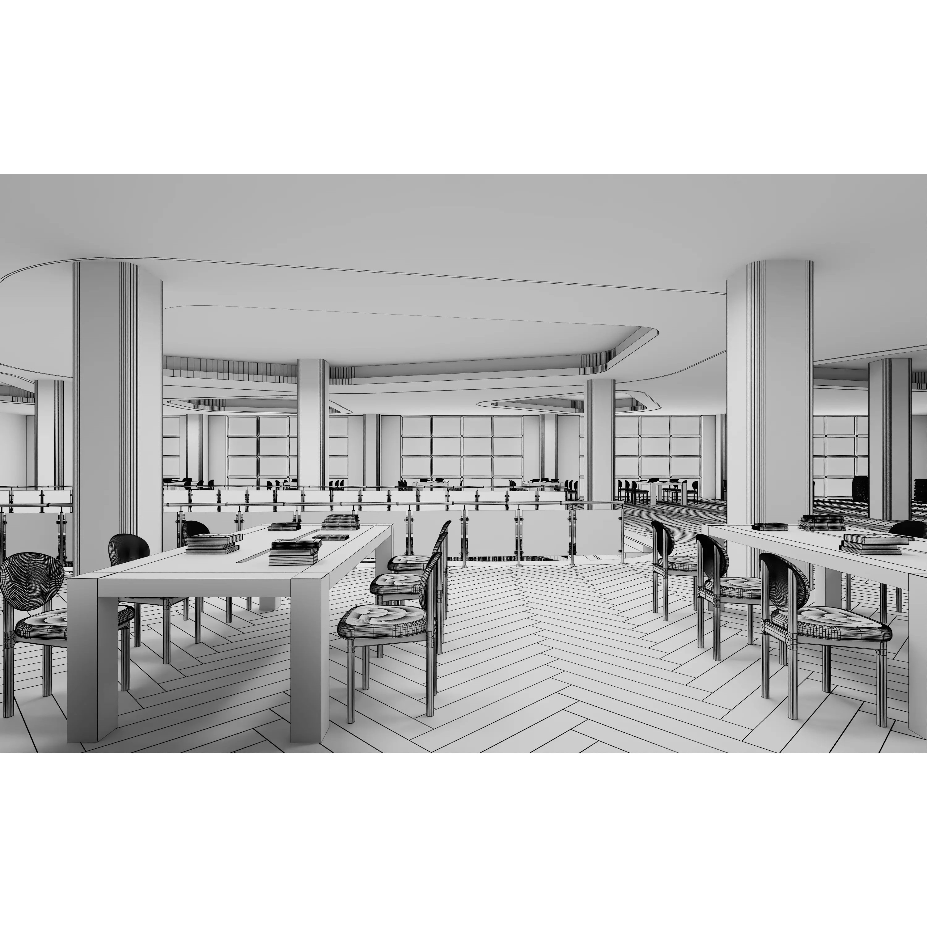 Fluid Library - High-Quality 3D Model - View 21