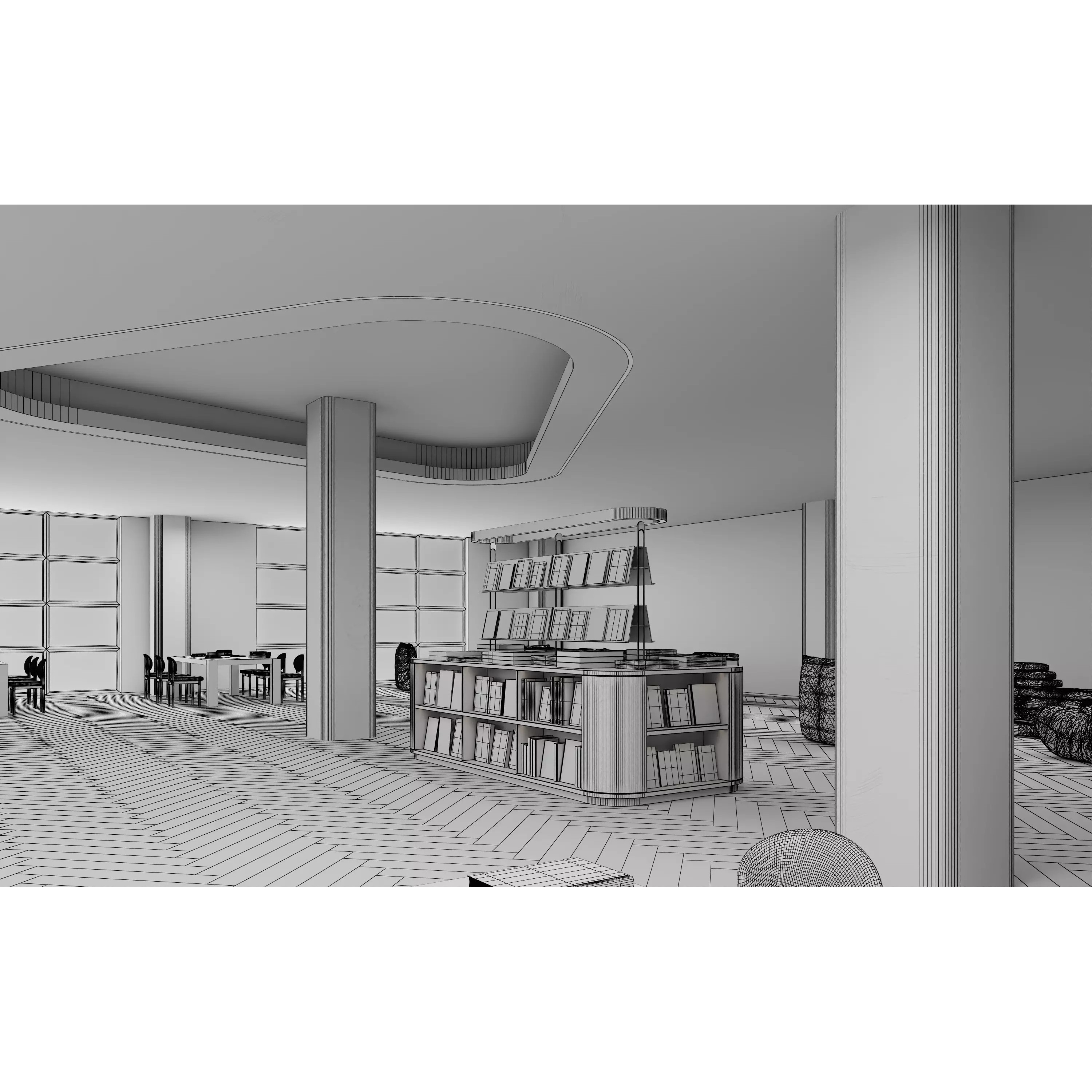 Fluid Library - High-Quality 3D Model - View 22