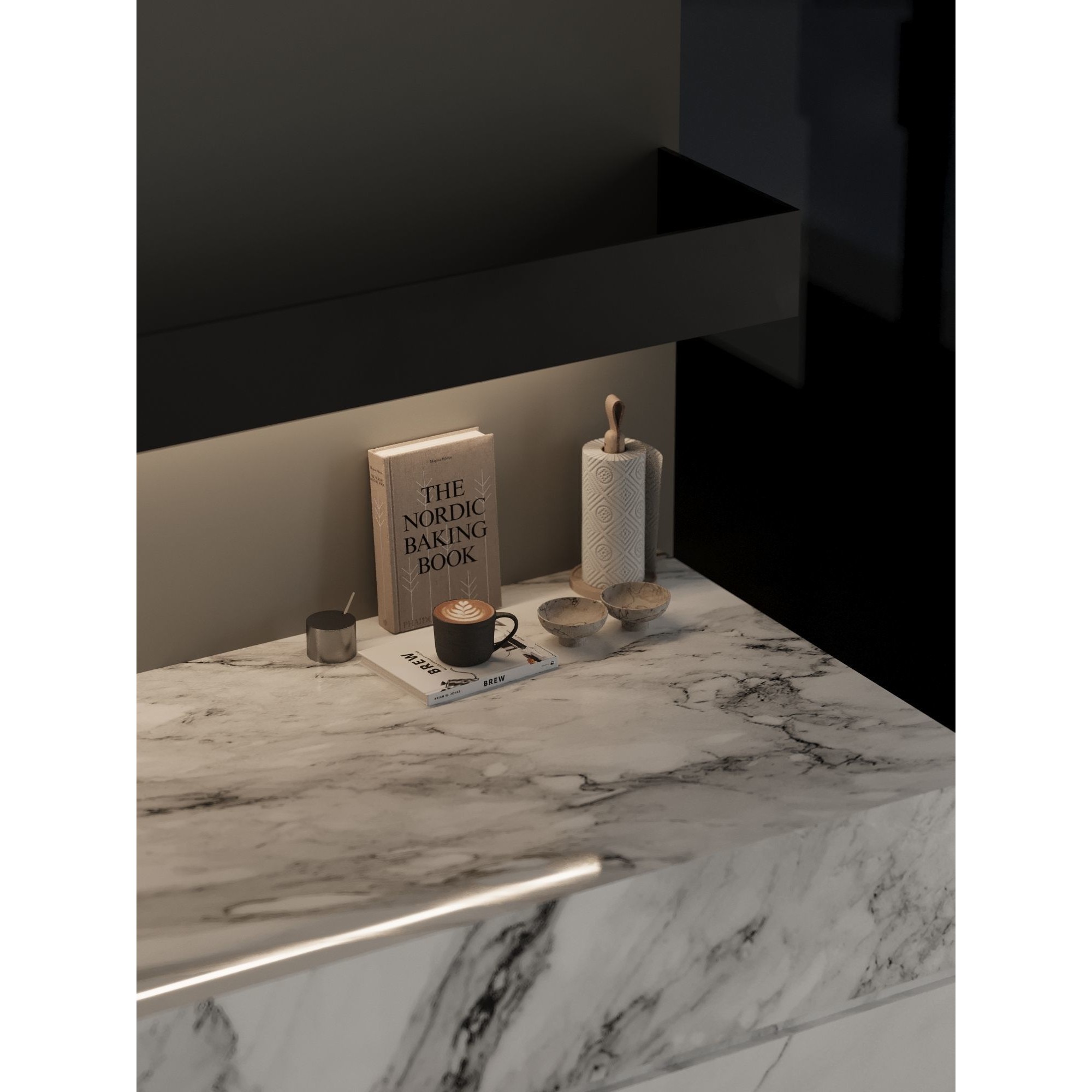 Marble Cozy - Detailed Interior Scene 3D Model - View 15