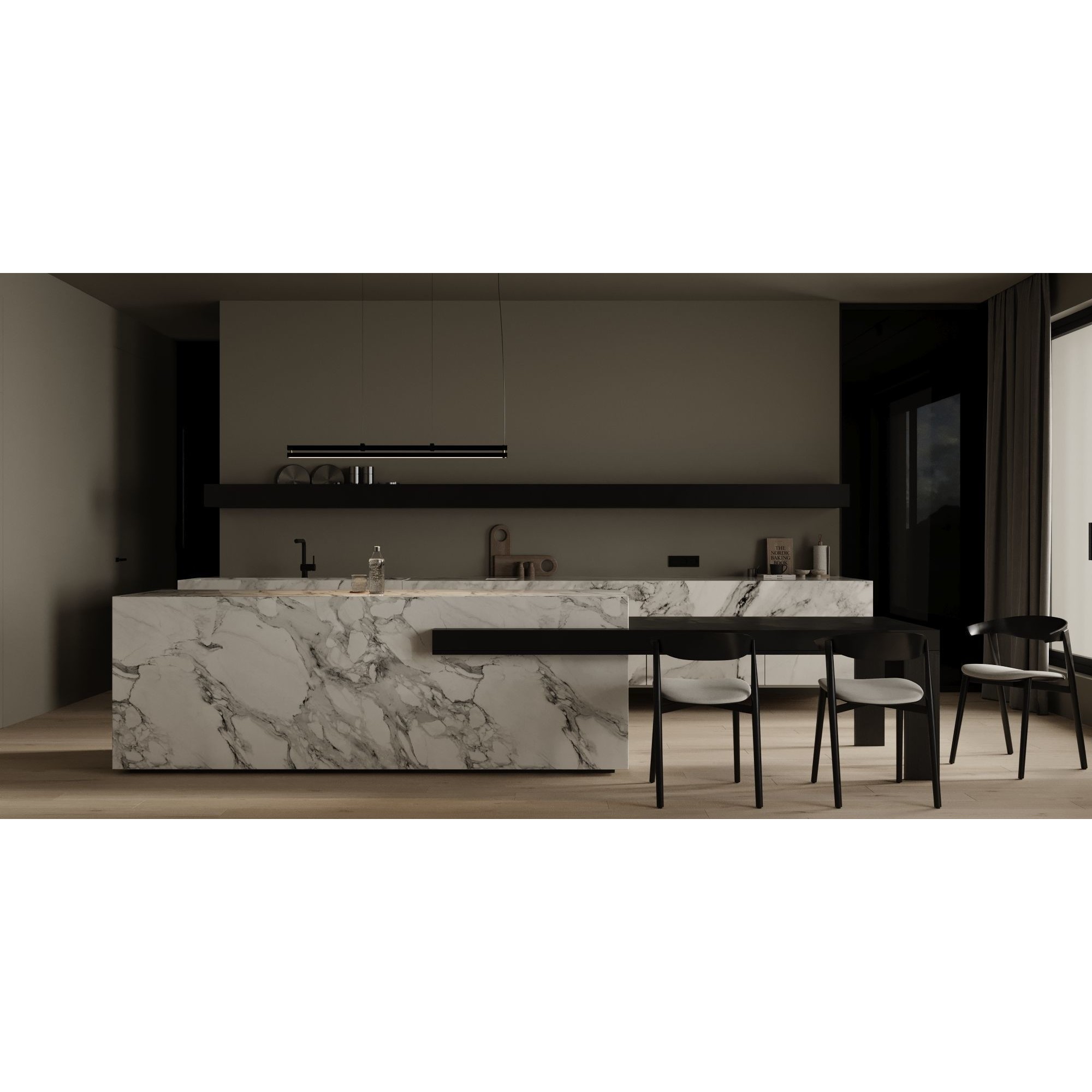 Marble Cozy - Detailed Interior Scene 3D Model - View 16