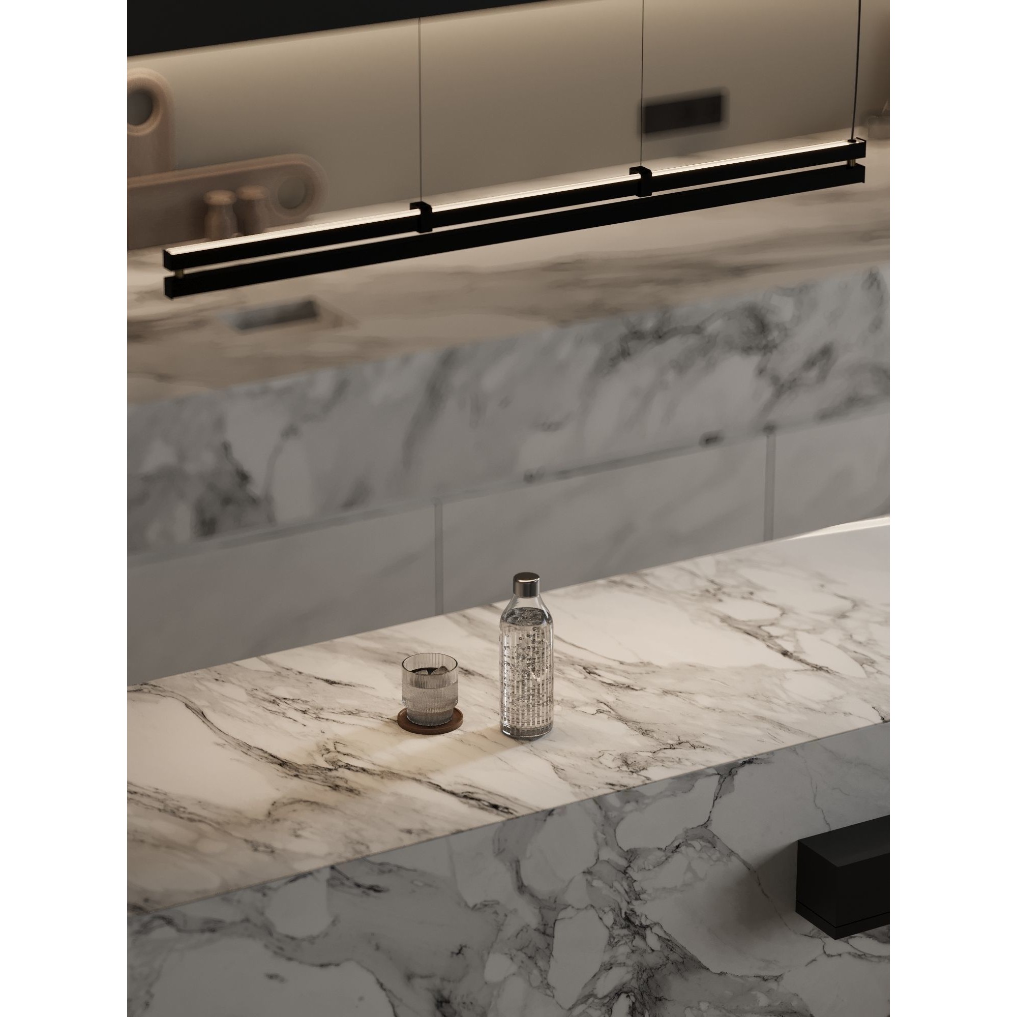 Marble Cozy - Detailed Interior Scene 3D Model - View 22