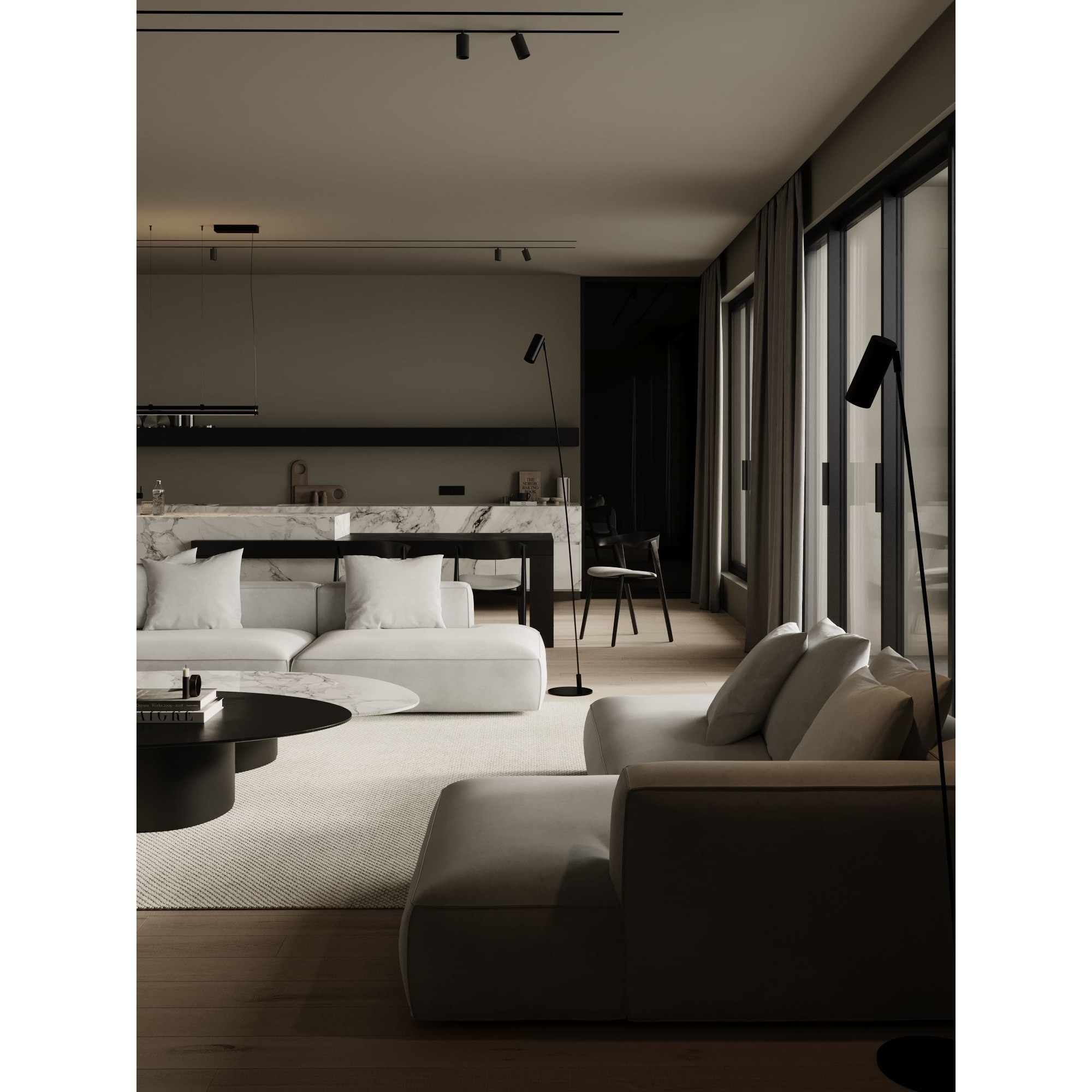 Marble Cozy - Detailed Interior Scene 3D Model - View 25