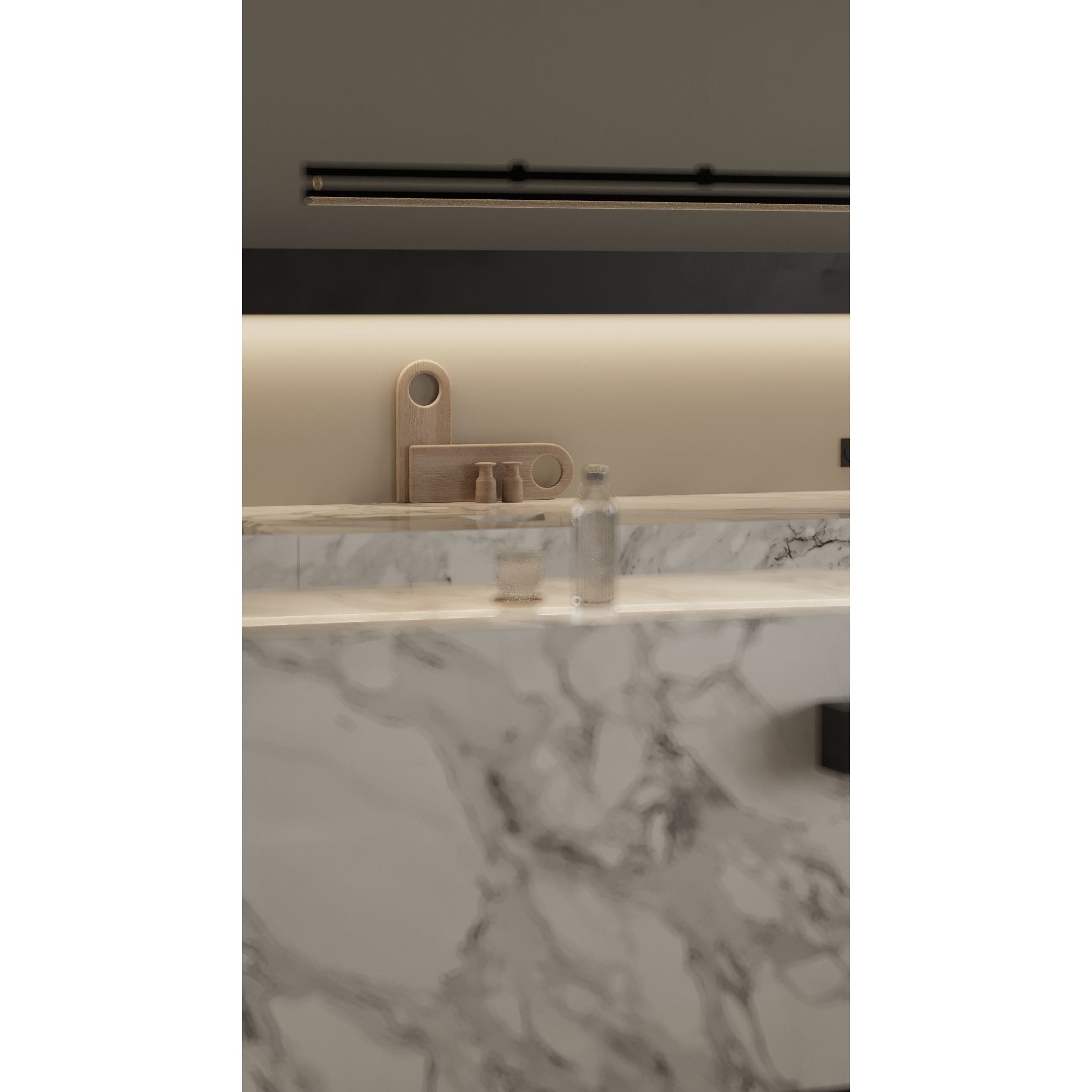 Marble Cozy - Detailed Interior Scene 3D Model - View 7