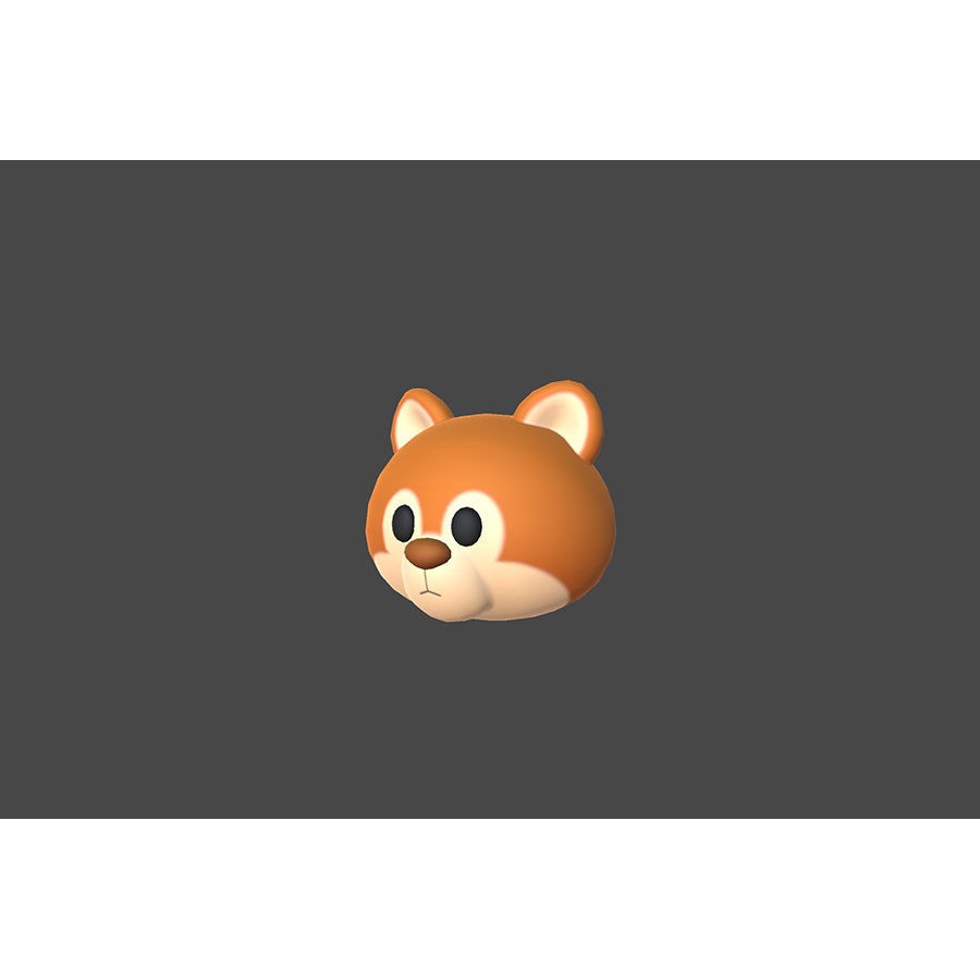 Animal Head 3D Model – Cartoon Style, 36 FBX Files, Game-Ready - View 15
