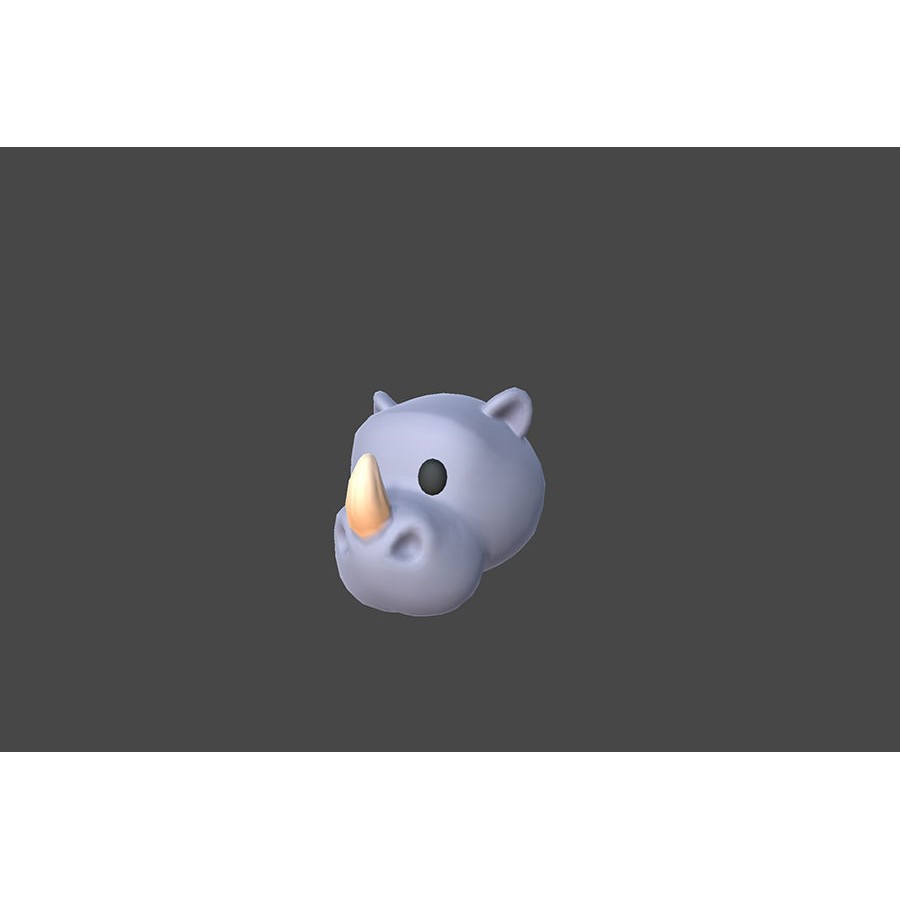 Animal Head 3D Model – Cartoon Style, 36 FBX Files, Game-Ready - View 18