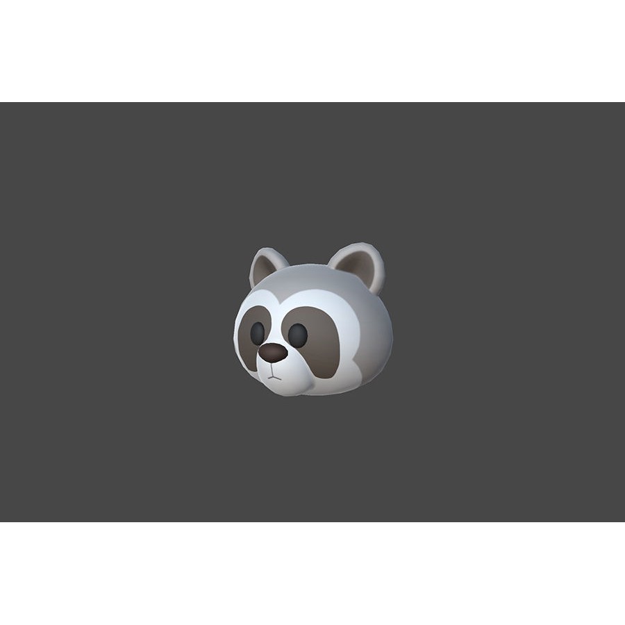 Animal Head 3D Model – Cartoon Style, 36 FBX Files, Game-Ready - View 21