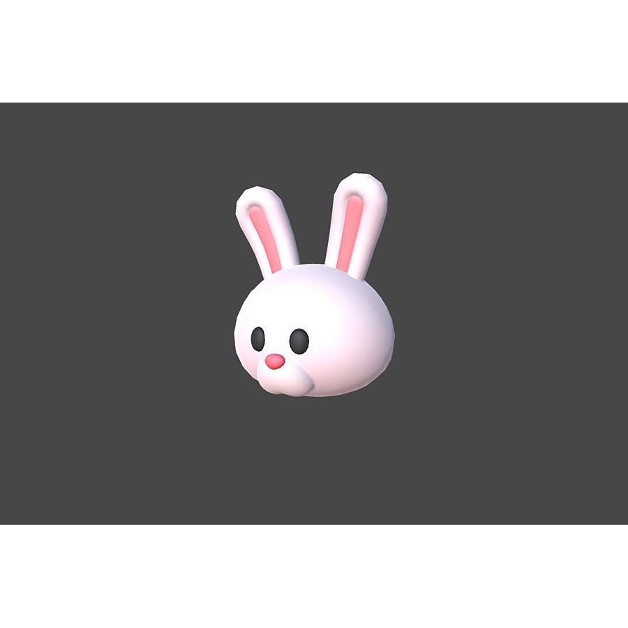 Animal Head 3D Model – Cartoon Style, 36 FBX Files, Game-Ready - View 22