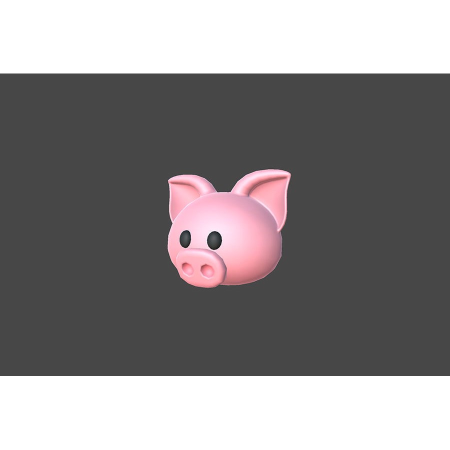 Animal Head 3D Model – Cartoon Style, 36 FBX Files, Game-Ready - View 24