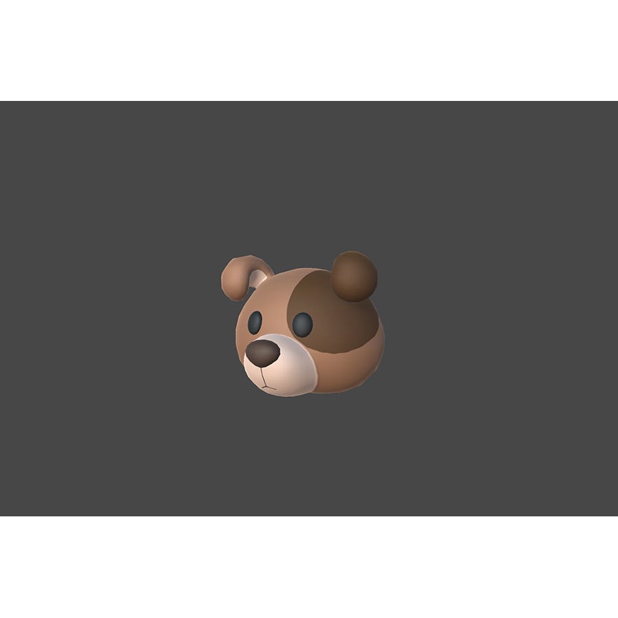 Animal Head 3D Model – Cartoon Style, 36 FBX Files, Game-Ready - View 30