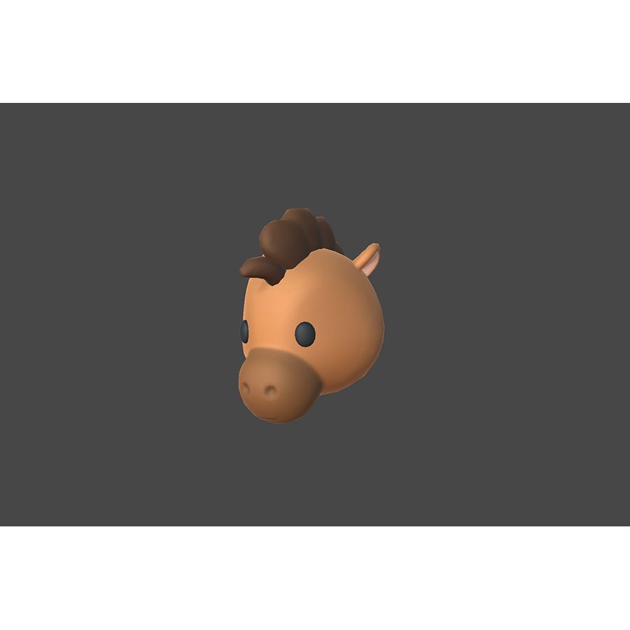 Animal Head 3D Model – Cartoon Style, 36 FBX Files, Game-Ready - View 31