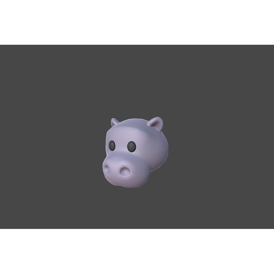 Animal Head 3D Model – Cartoon Style, 36 FBX Files, Game-Ready - View 32