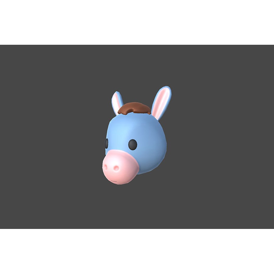 Animal Head 3D Model – Cartoon Style, 36 FBX Files, Game-Ready - View 37