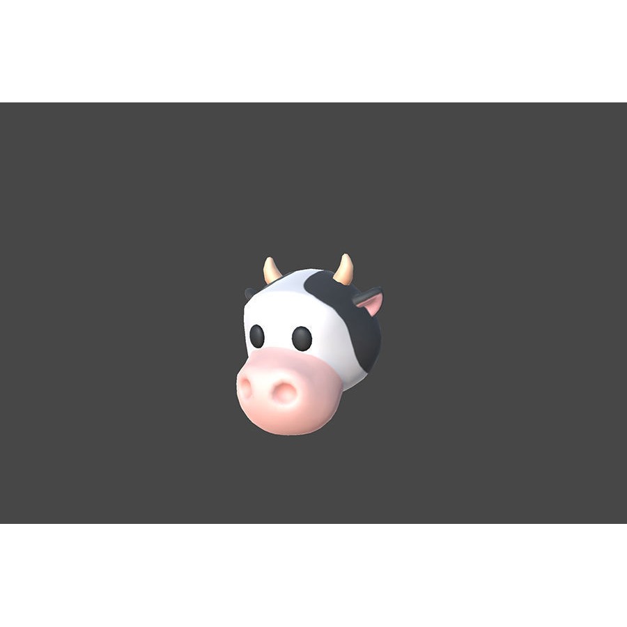 Animal Head 3D Model – Cartoon Style, 36 FBX Files, Game-Ready - View 40