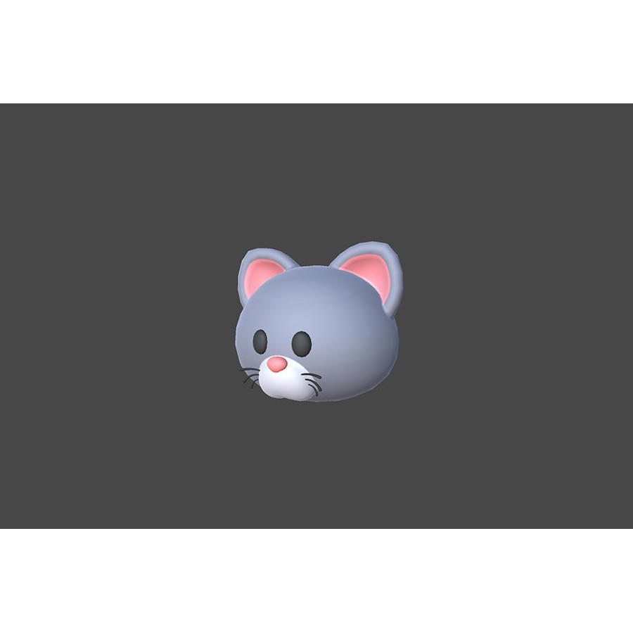 Animal Head 3D Model – Cartoon Style, 36 FBX Files, Game-Ready - View 43