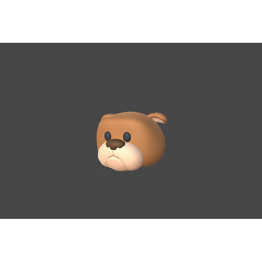Animal Head 3D Model – Cartoon Style, 36 FBX Files, Game-Ready - View 44