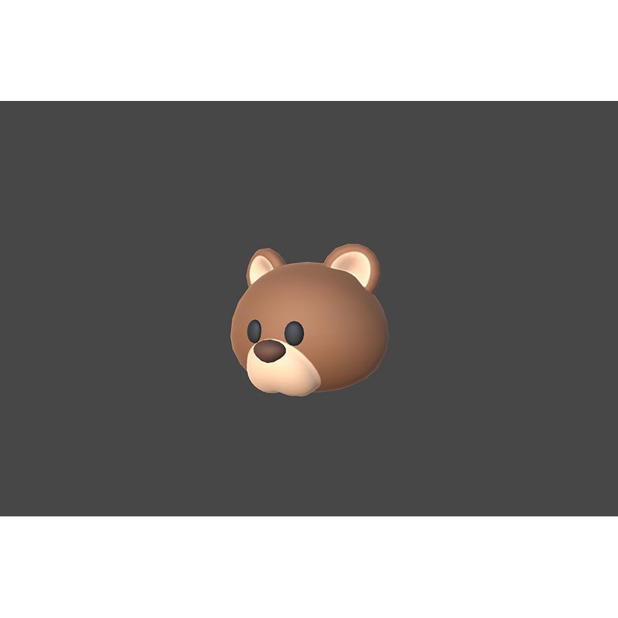 Animal Head 3D Model – Cartoon Style, 36 FBX Files, Game-Ready - View 47