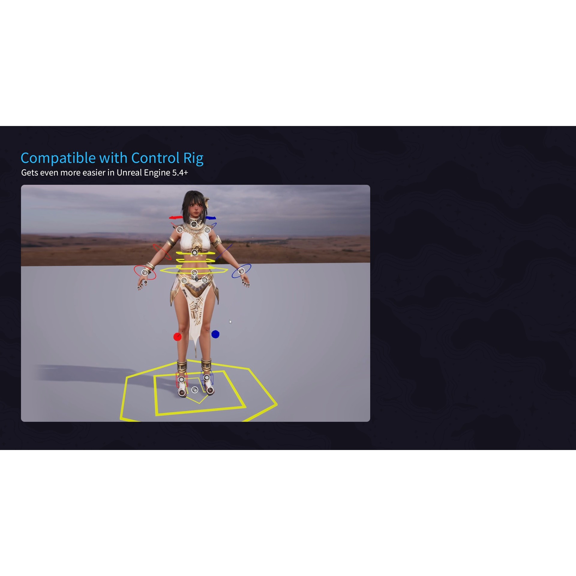 Ancient Girl Zariya - Low-Poly Game-Ready 3D Model - View 12