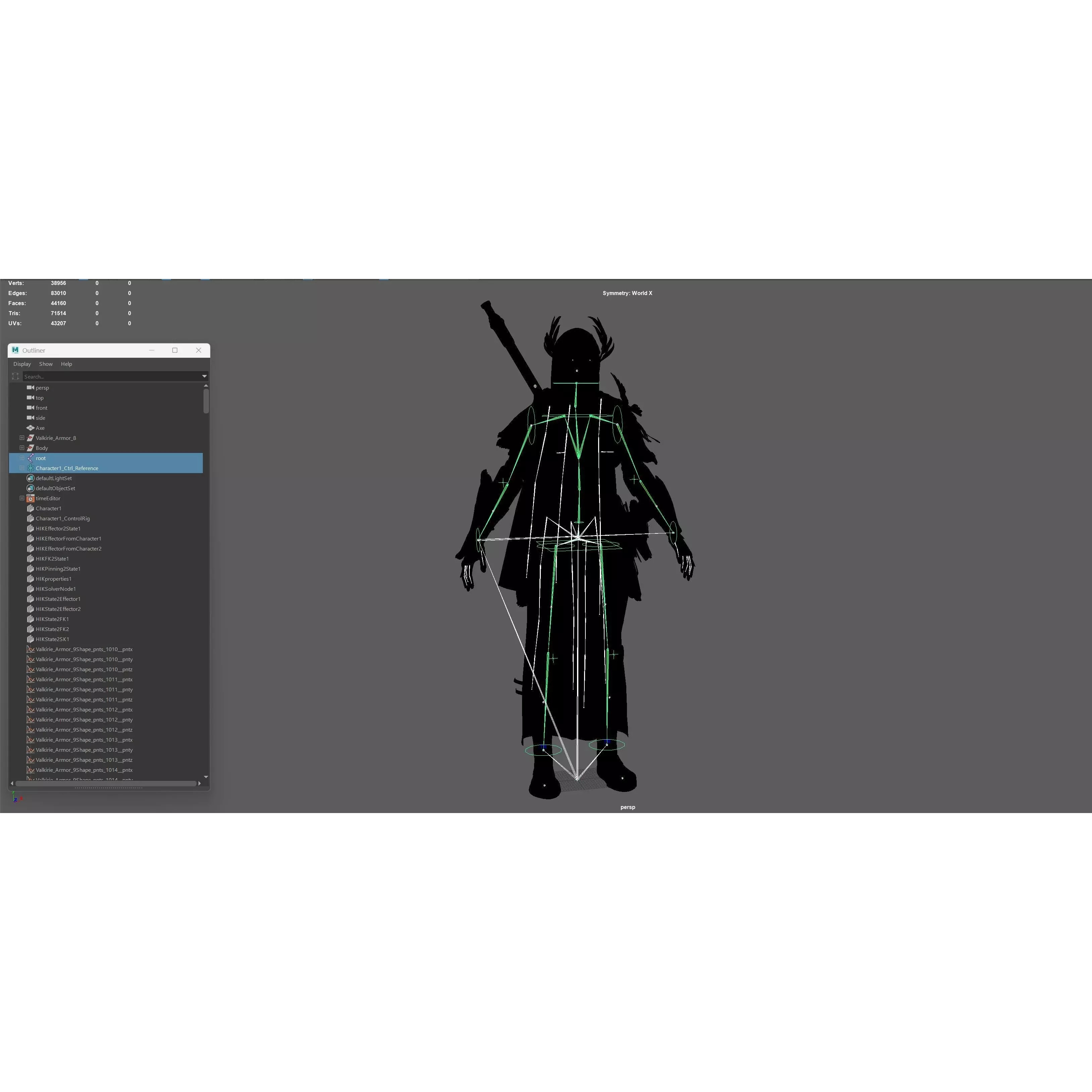 The Valkyrie - Low-Poly Game-Ready 3D Model