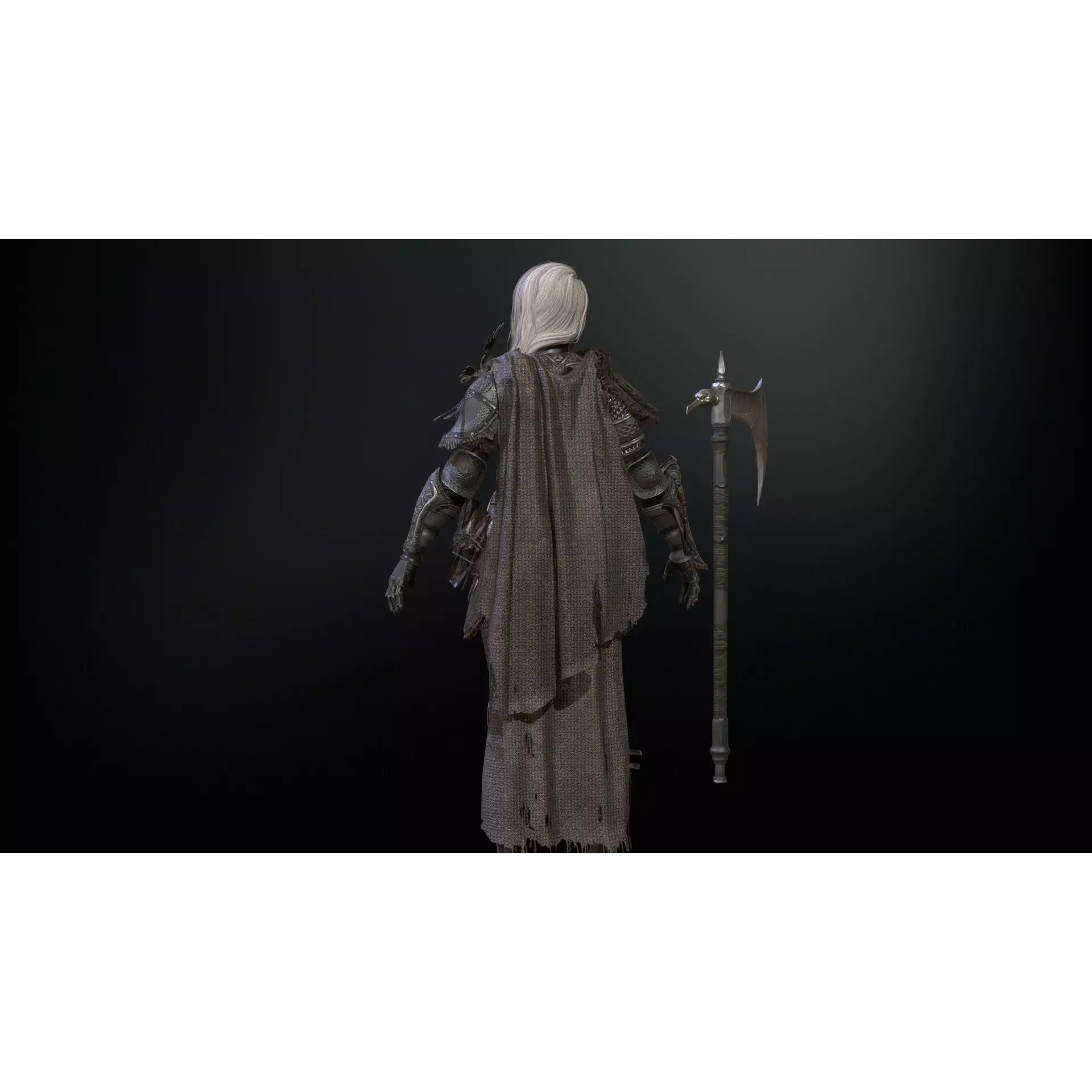 The Valkyrie - Low-Poly Game-Ready 3D Model - View 22