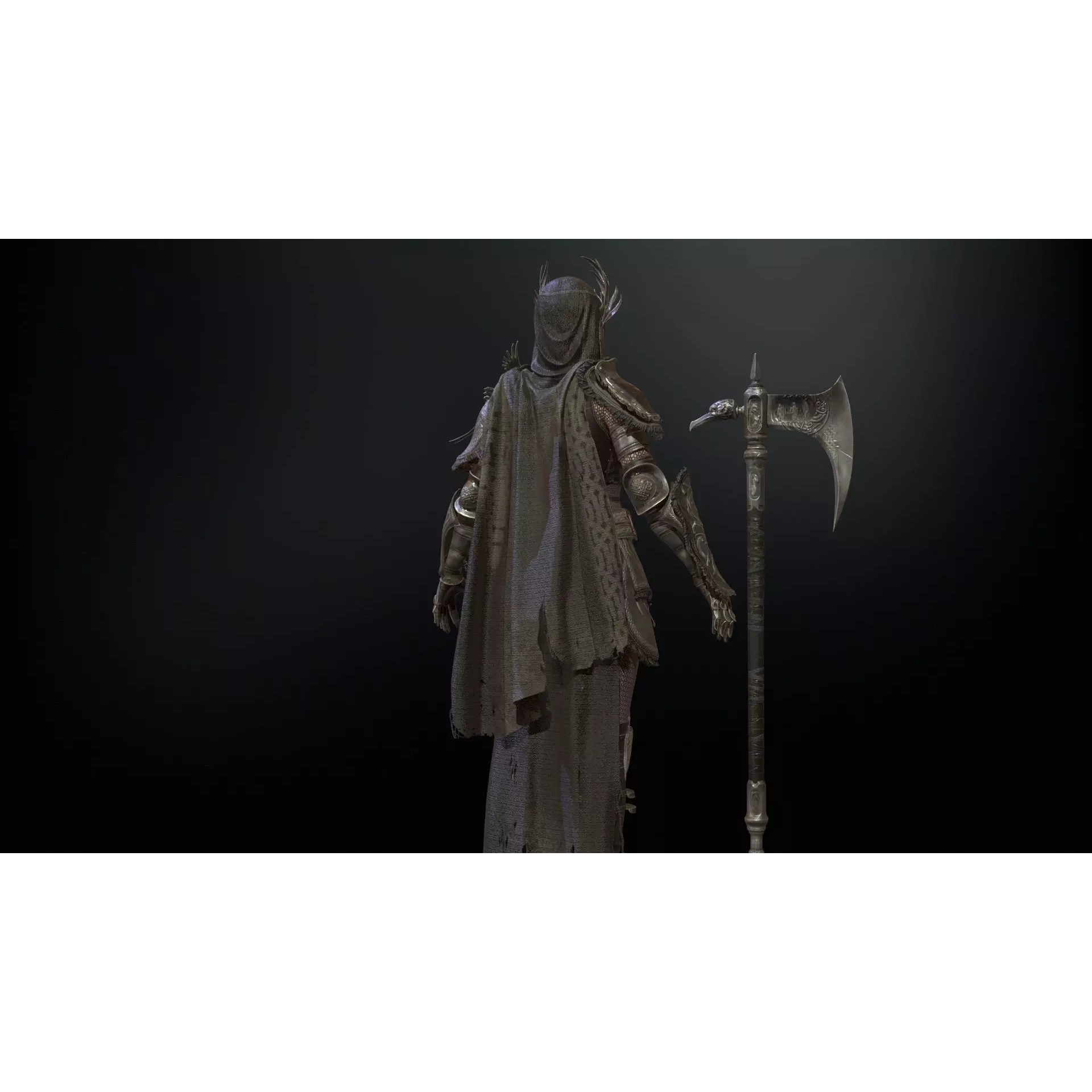 The Valkyrie - Low-Poly Game-Ready 3D Model - View 24