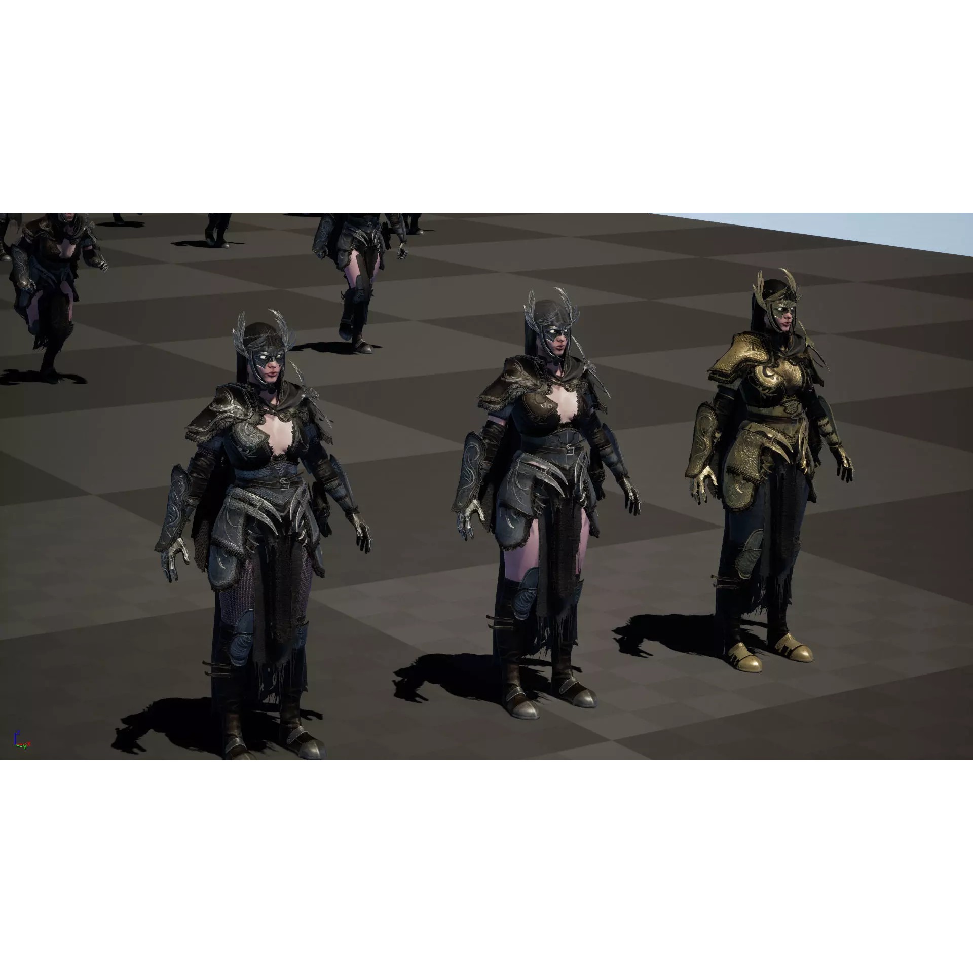 The Valkyrie - Low-Poly Game-Ready 3D Model - View 33