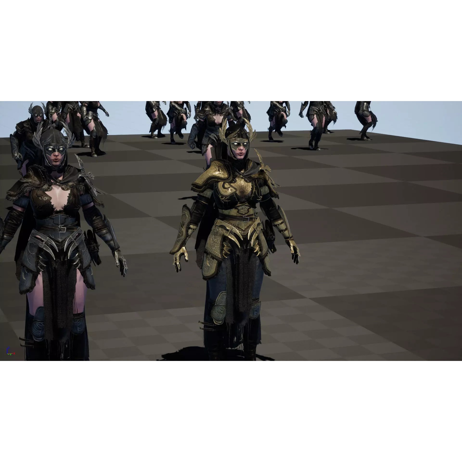 The Valkyrie - Low-Poly Game-Ready 3D Model - View 34