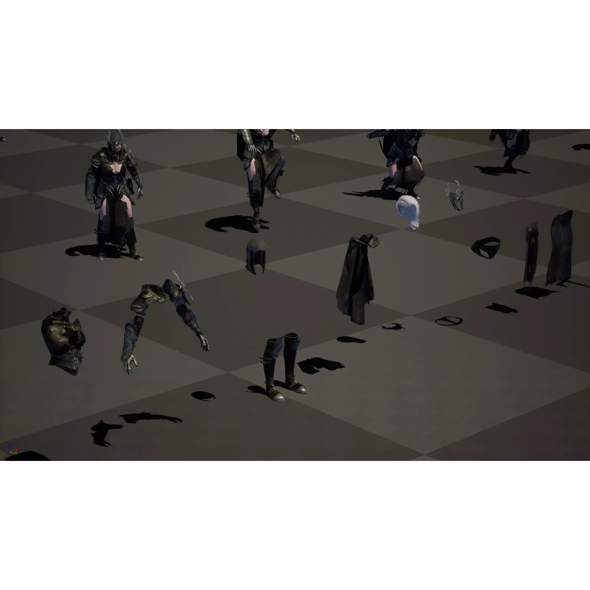 The Valkyrie - Low-Poly Game-Ready 3D Model - View 35