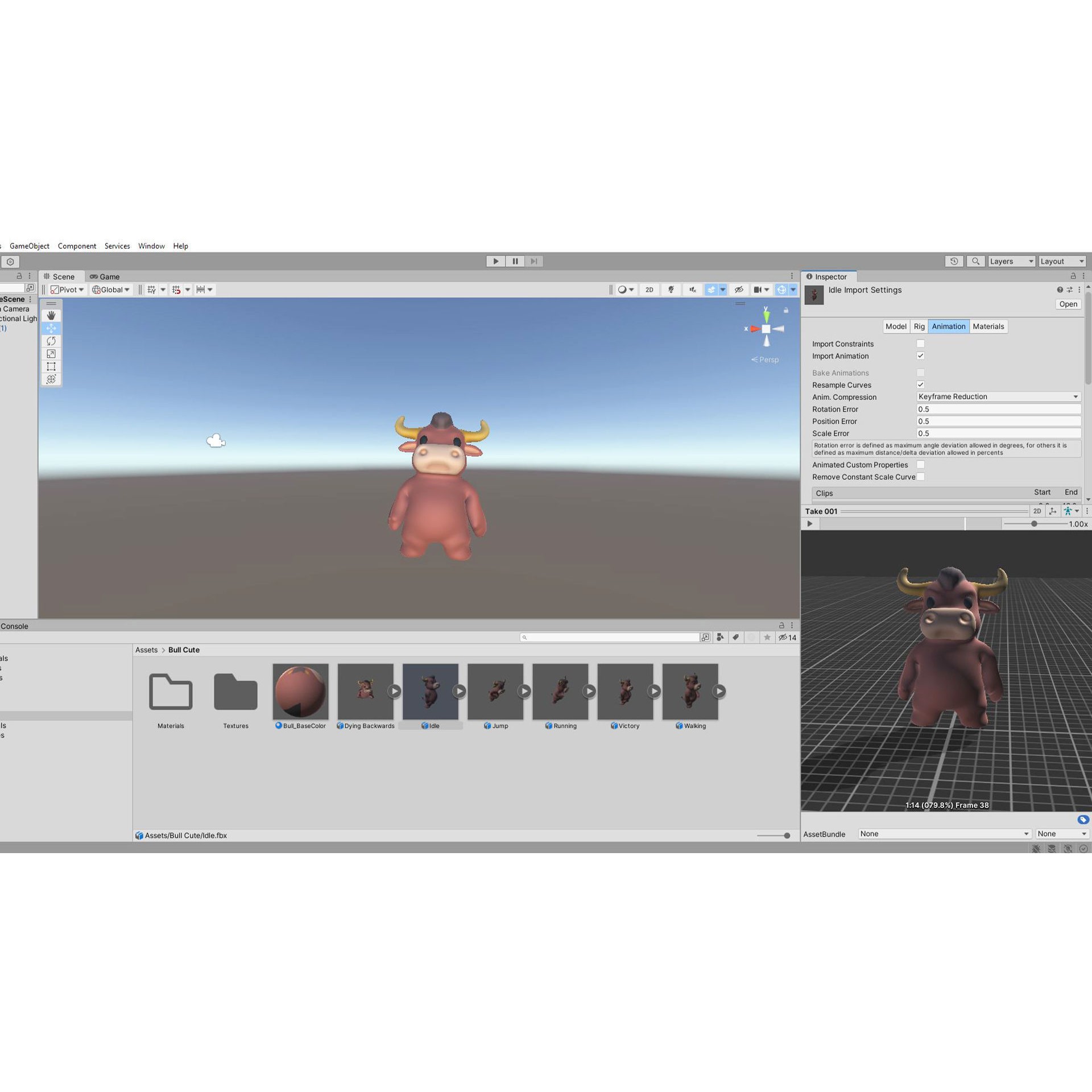 Little Animal Baby 3D Model – Low Poly Animated Pack, FBX, Blender - View 14