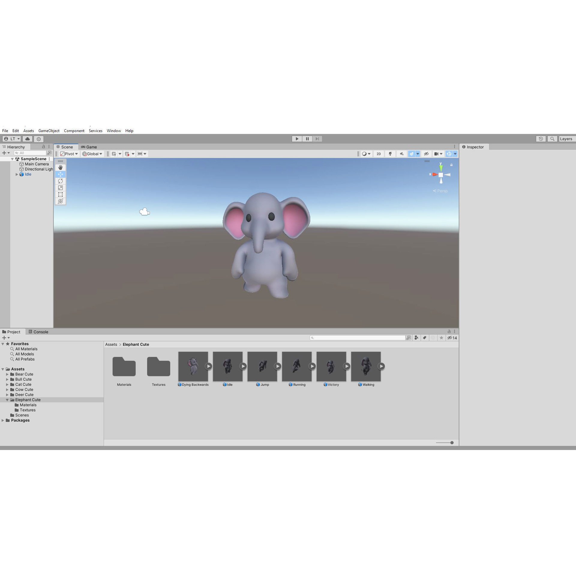 Little Animal Baby 3D Model – Low Poly Animated Pack, FBX, Blender - View 17