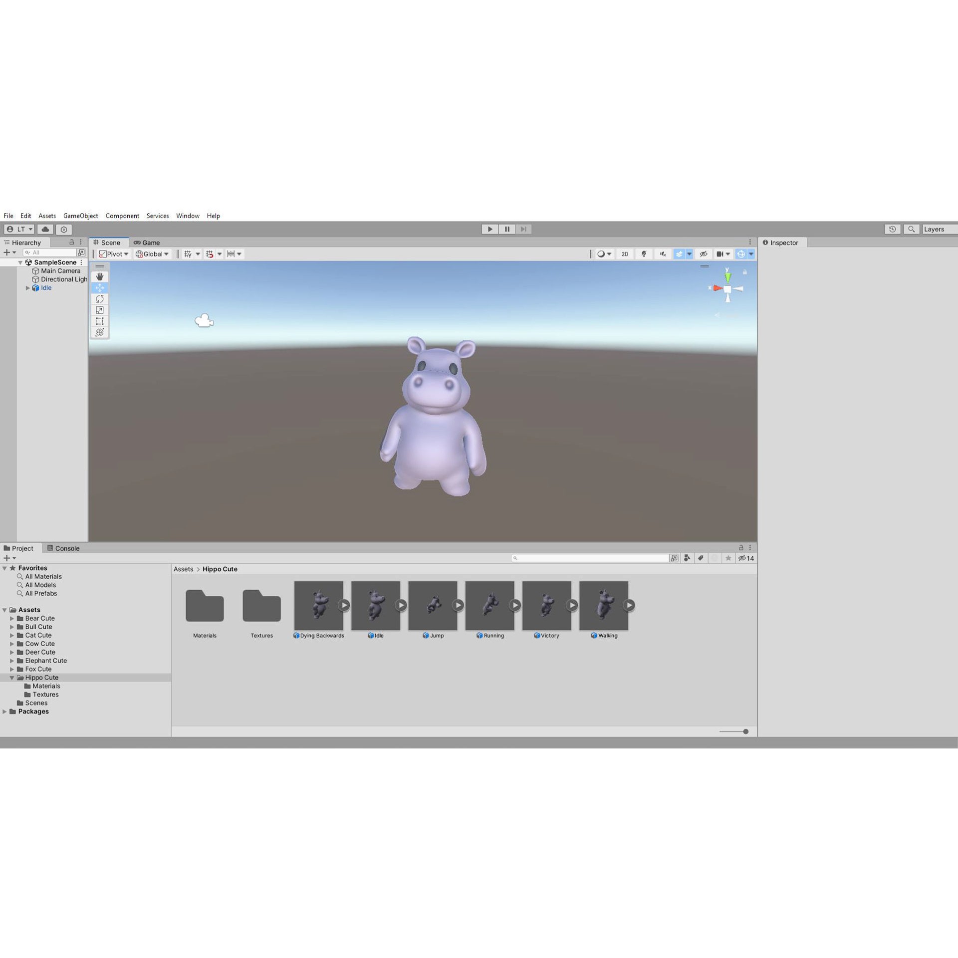 Little Animal Baby 3D Model – Low Poly Animated Pack, FBX, Blender - View 19