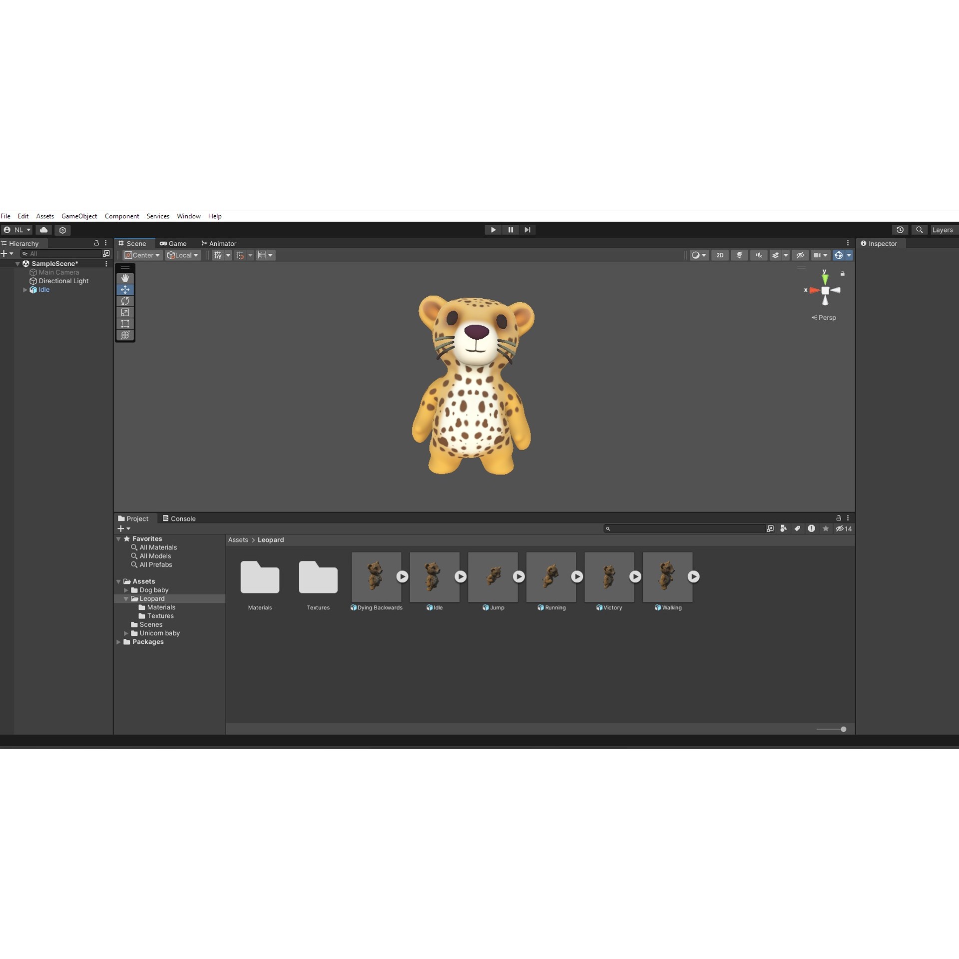 Little Animal Baby 3D Model – Low Poly Animated Pack, FBX, Blender - View 20