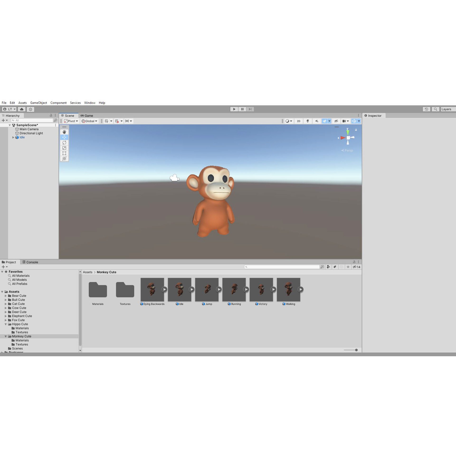 Little Animal Baby 3D Model – Low Poly Animated Pack, FBX, Blender - View 22