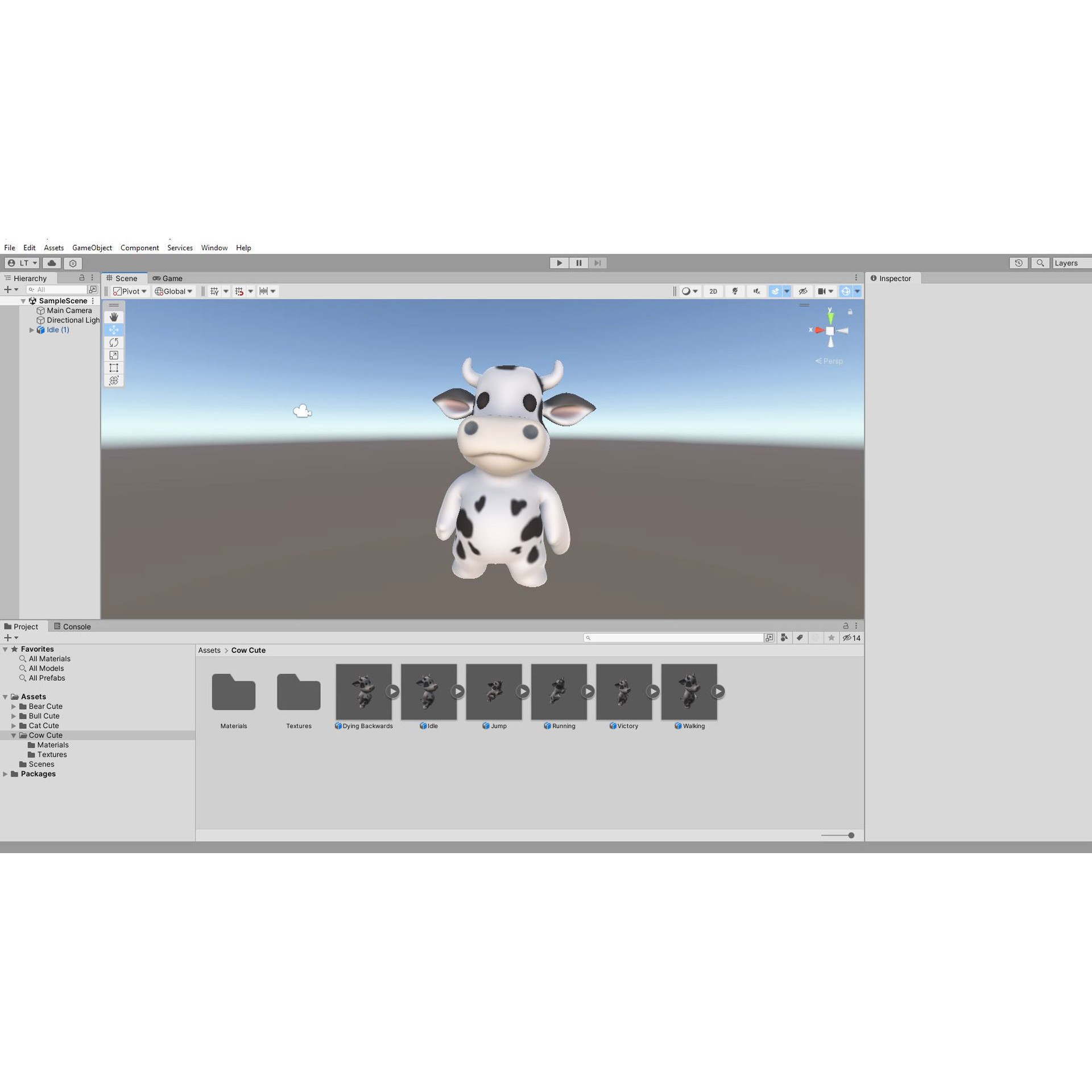 Little Animal Baby 3D Model – Low Poly Animated Pack, FBX, Blender - View 23