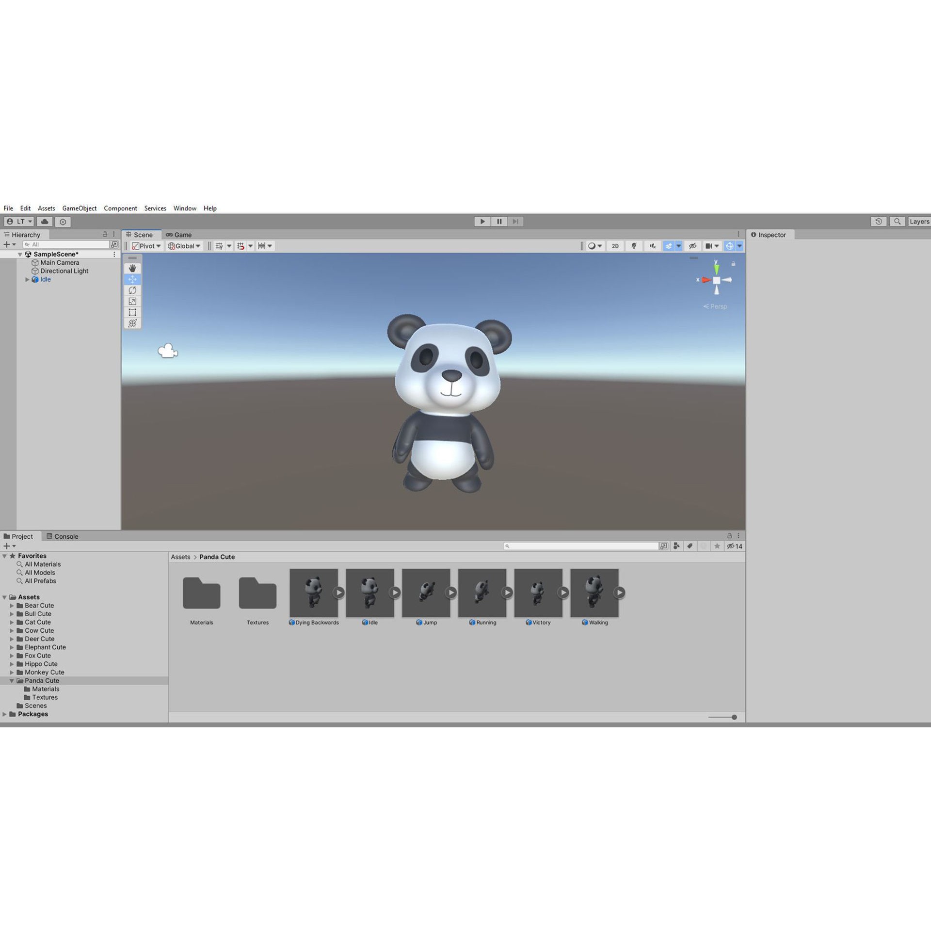 Little Animal Baby 3D Model – Low Poly Animated Pack, FBX, Blender - View 26