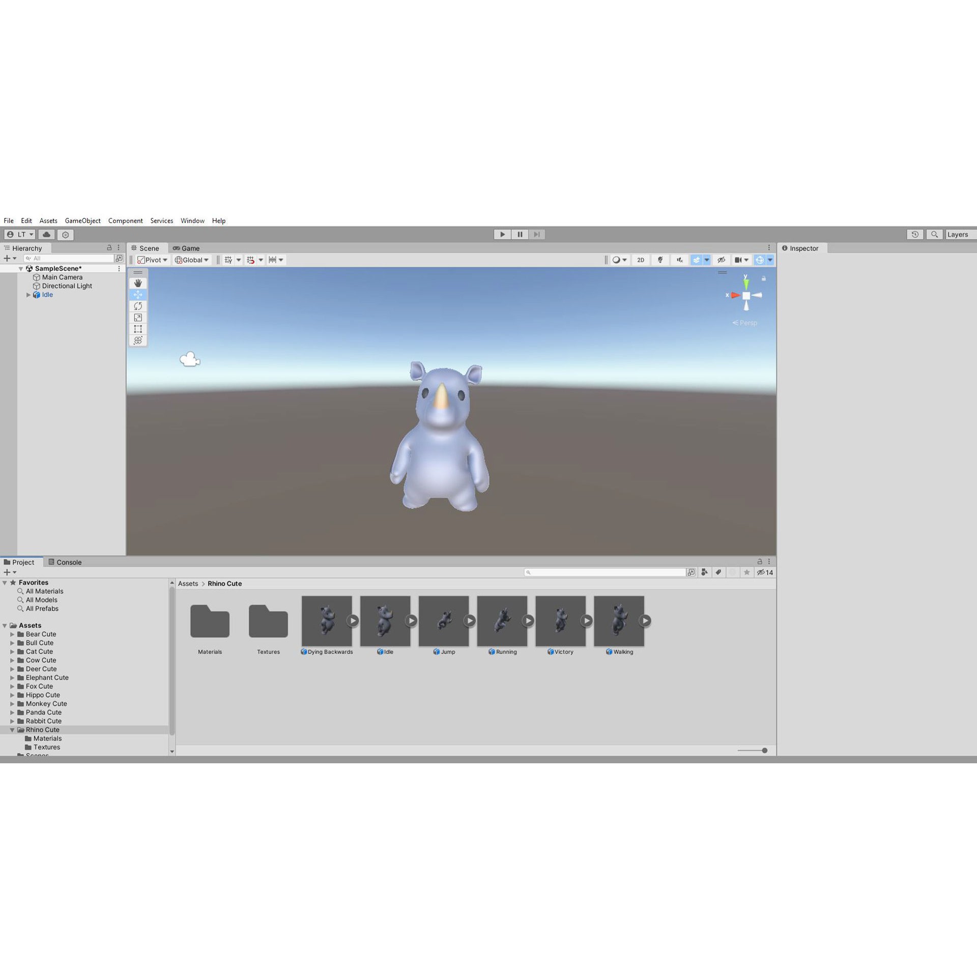 Little Animal Baby 3D Model – Low Poly Animated Pack, FBX, Blender - View 27