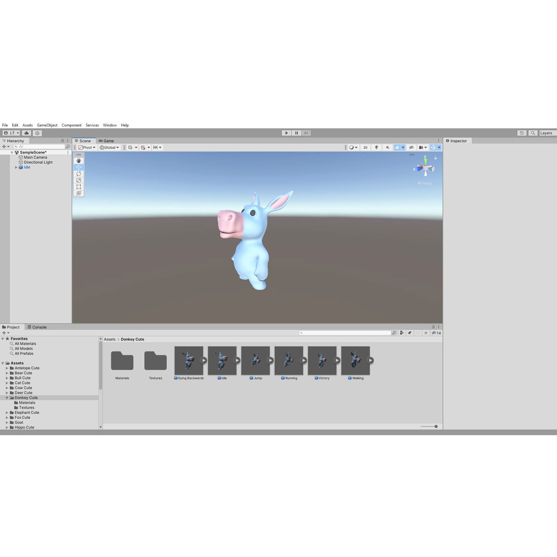 Little Animal Baby 3D Model – Low Poly Animated Pack, FBX, Blender - View 29