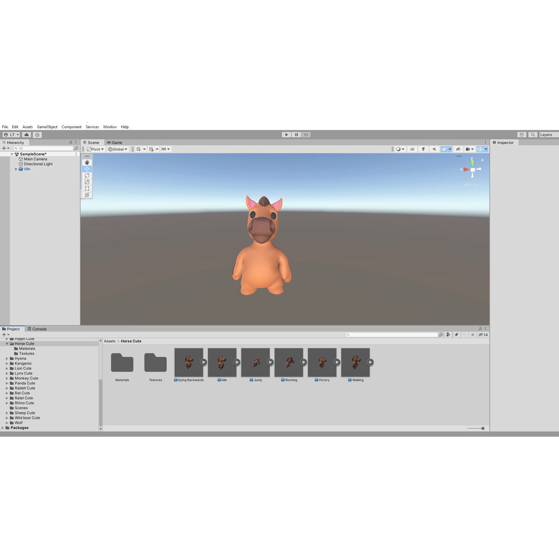 Little Animal Baby 3D Model – Low Poly Animated Pack, FBX, Blender - View 31