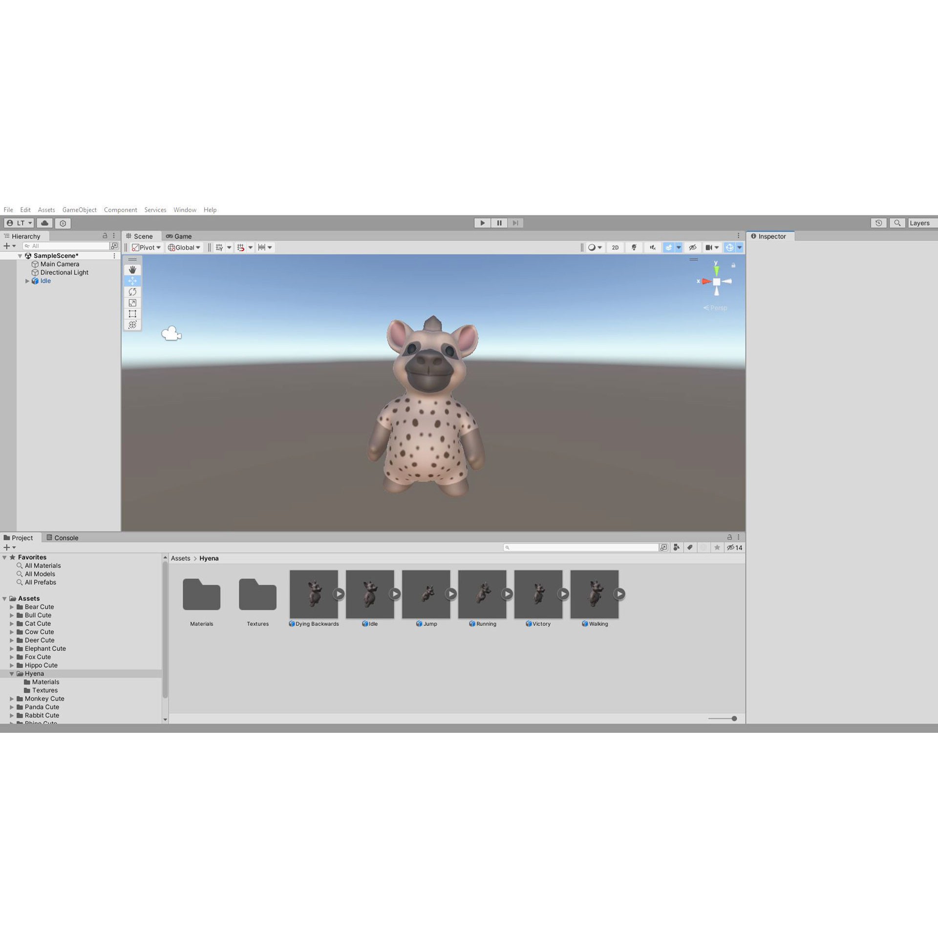 Little Animal Baby 3D Model – Low Poly Animated Pack, FBX, Blender - View 32