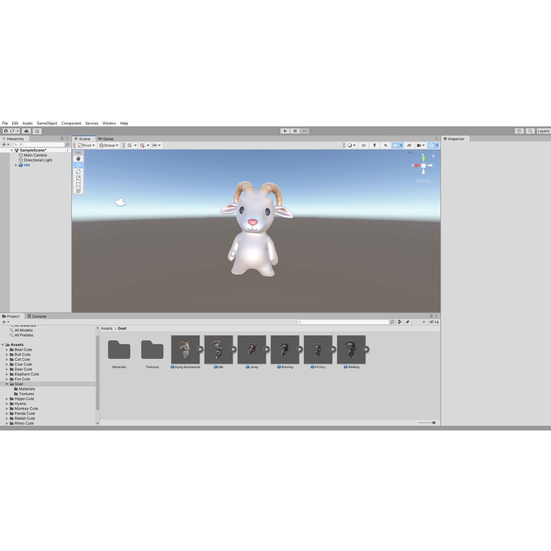 Little Animal Baby 3D Model – Low Poly Animated Pack, FBX, Blender - View 33