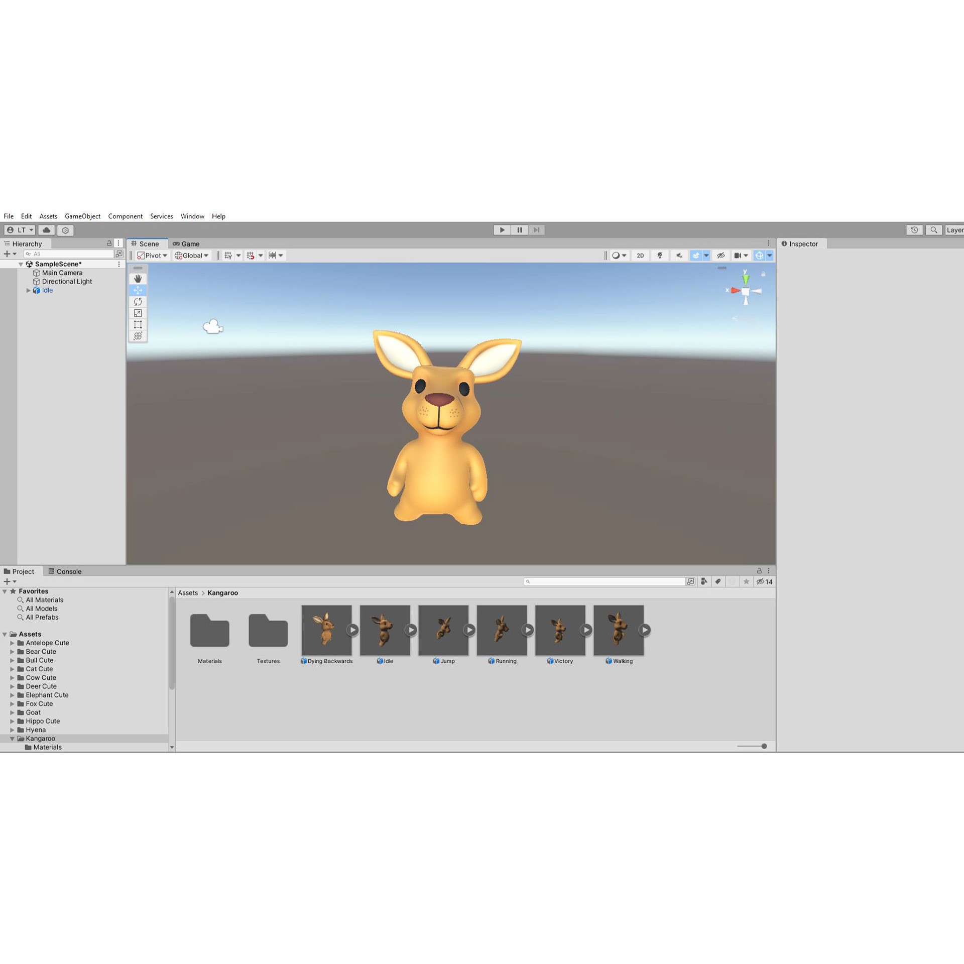 Little Animal Baby 3D Model – Low Poly Animated Pack, FBX, Blender - View 34