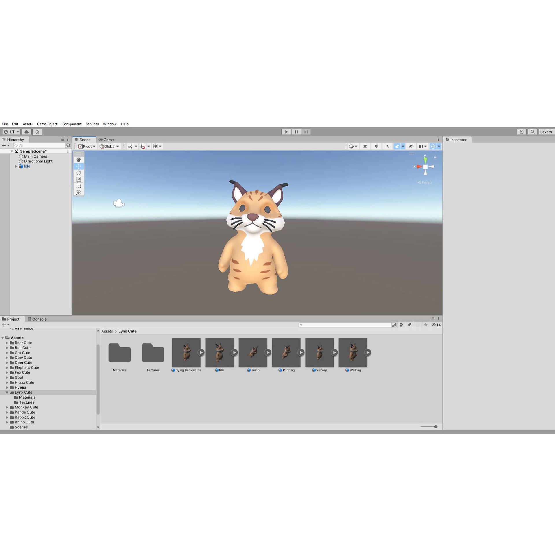 Little Animal Baby 3D Model – Low Poly Animated Pack, FBX, Blender - View 37