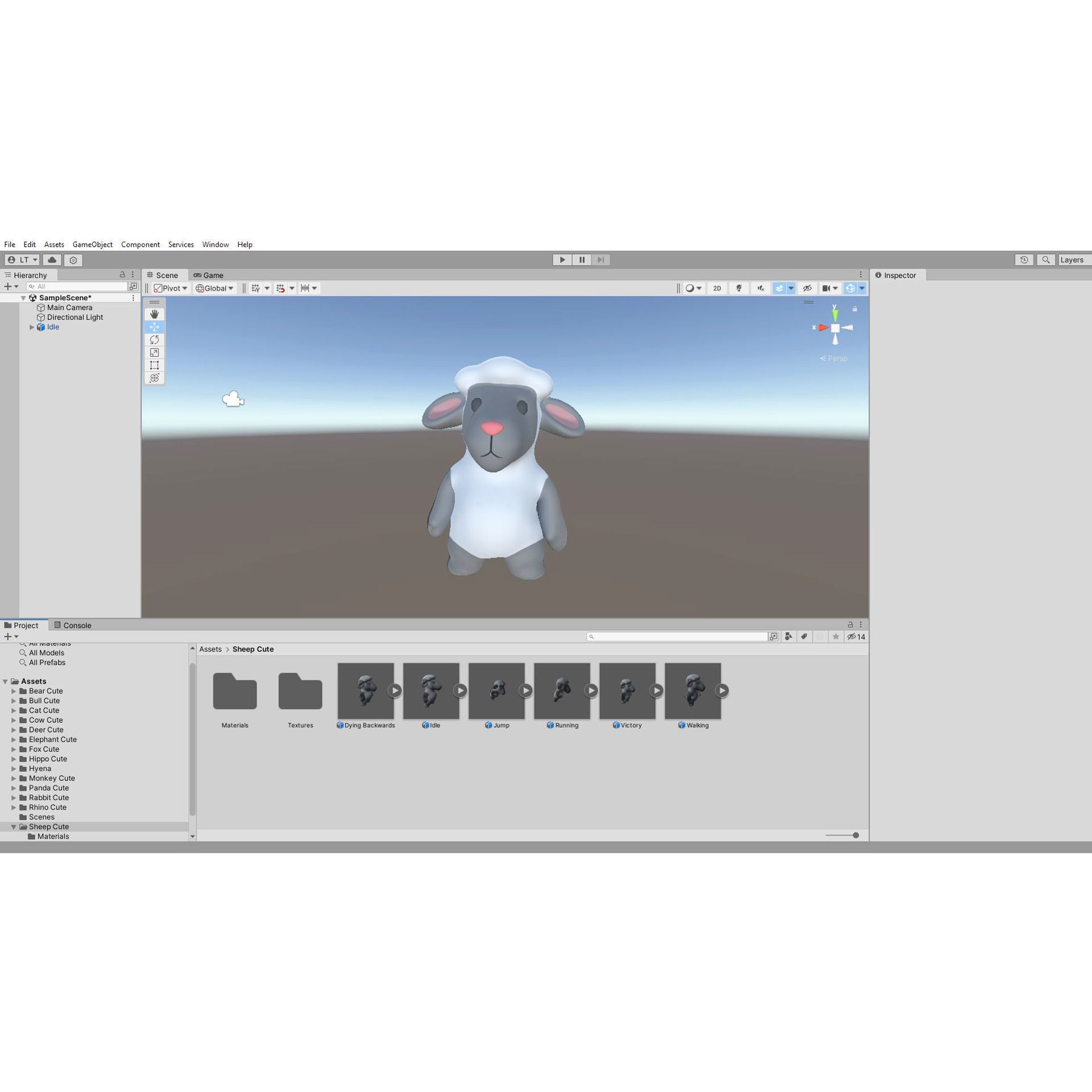 Little Animal Baby 3D Model – Low Poly Animated Pack, FBX, Blender - View 38