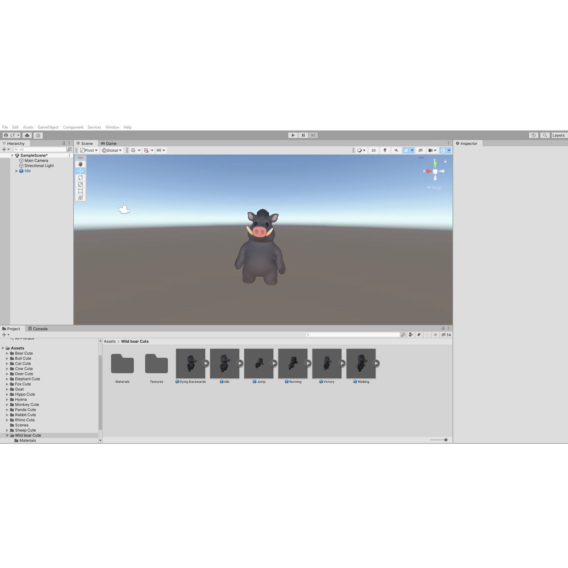 Little Animal Baby 3D Model – Low Poly Animated Pack, FBX, Blender - View 42