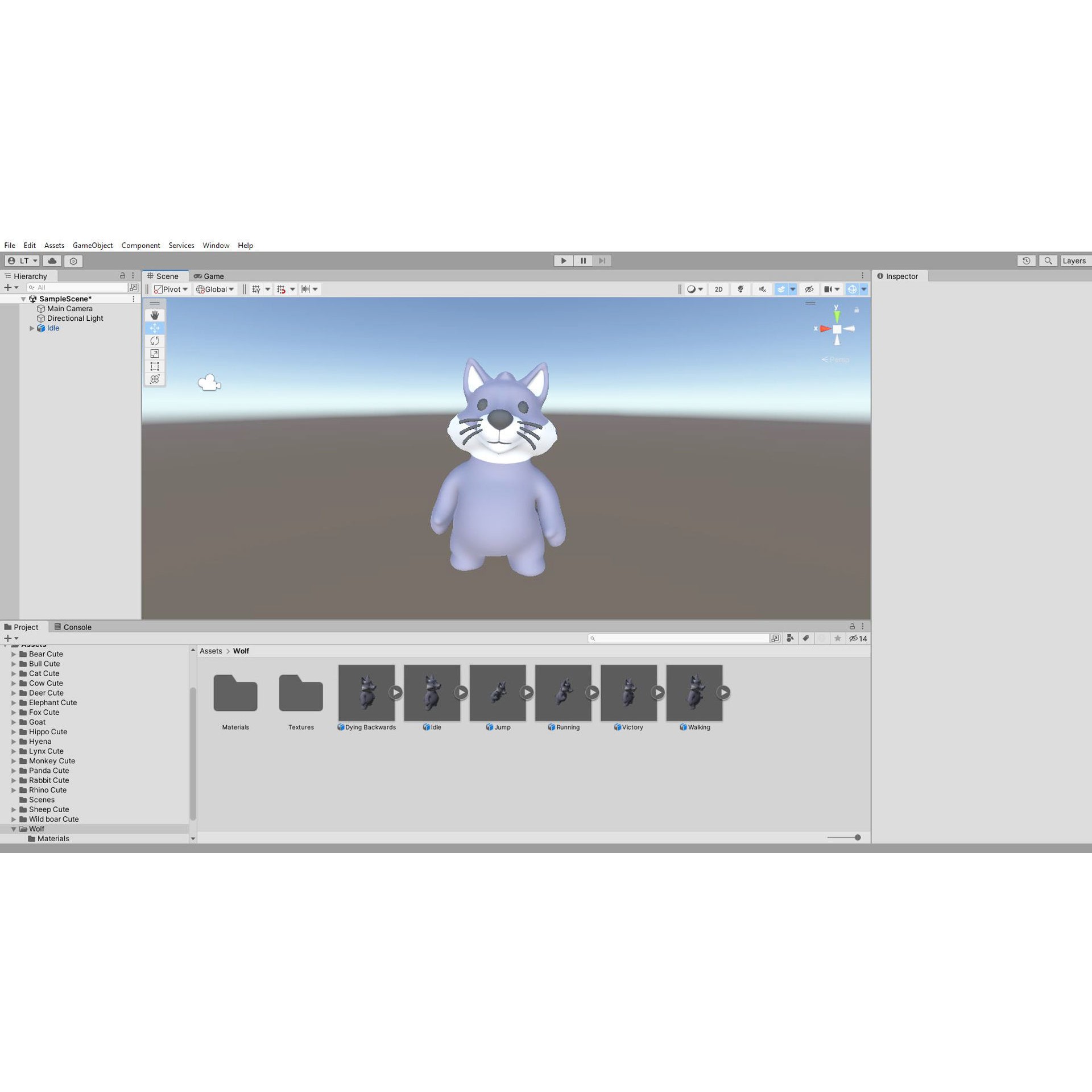 Little Animal Baby 3D Model – Low Poly Animated Pack, FBX, Blender - View 43