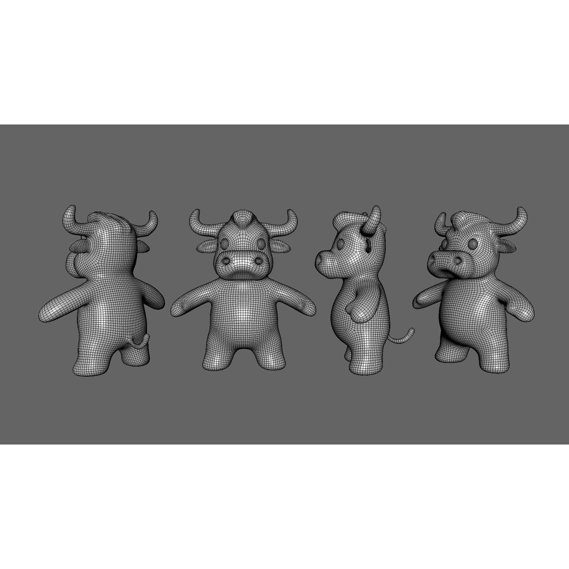 Little Animal Baby 3D Model – Low Poly Animated Pack, FBX, Blender - View 46