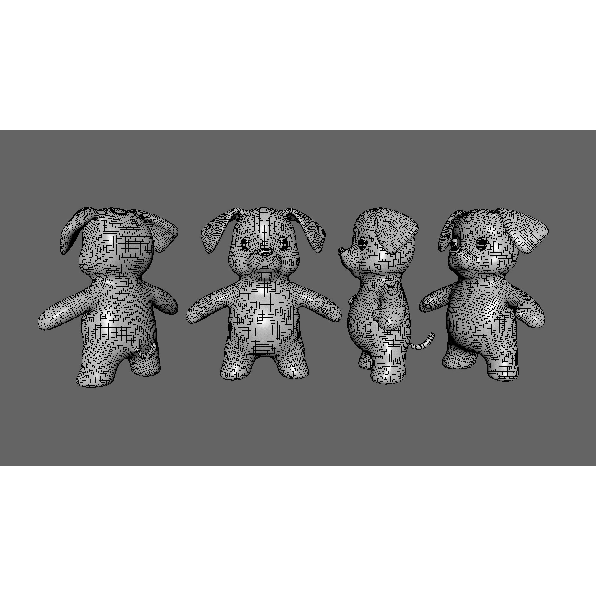 Little Animal Baby 3D Model – Low Poly Animated Pack, FBX, Blender - View 48